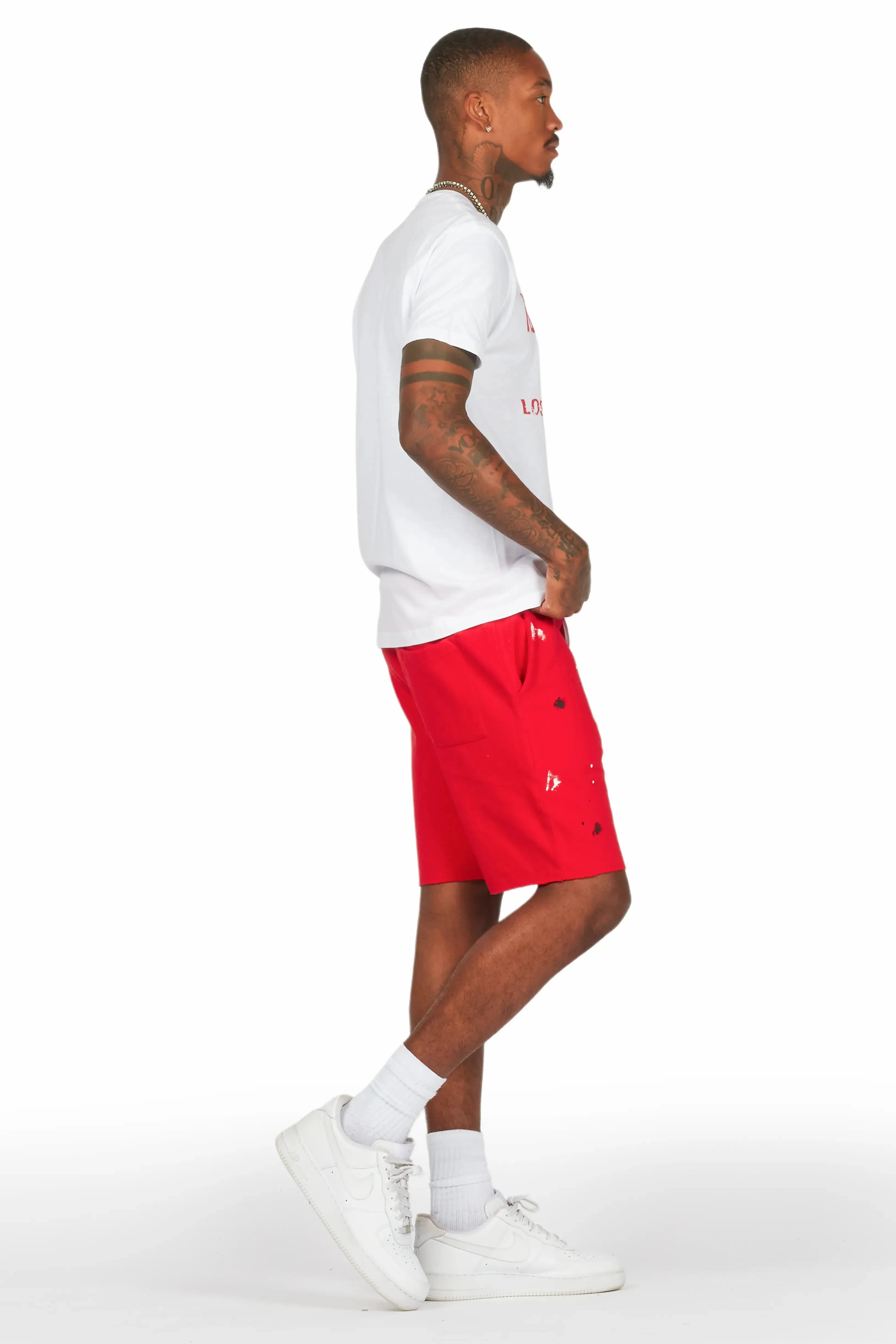 Scottie White/Red Short Set sold by Rockstar Original product image thumbnail 3