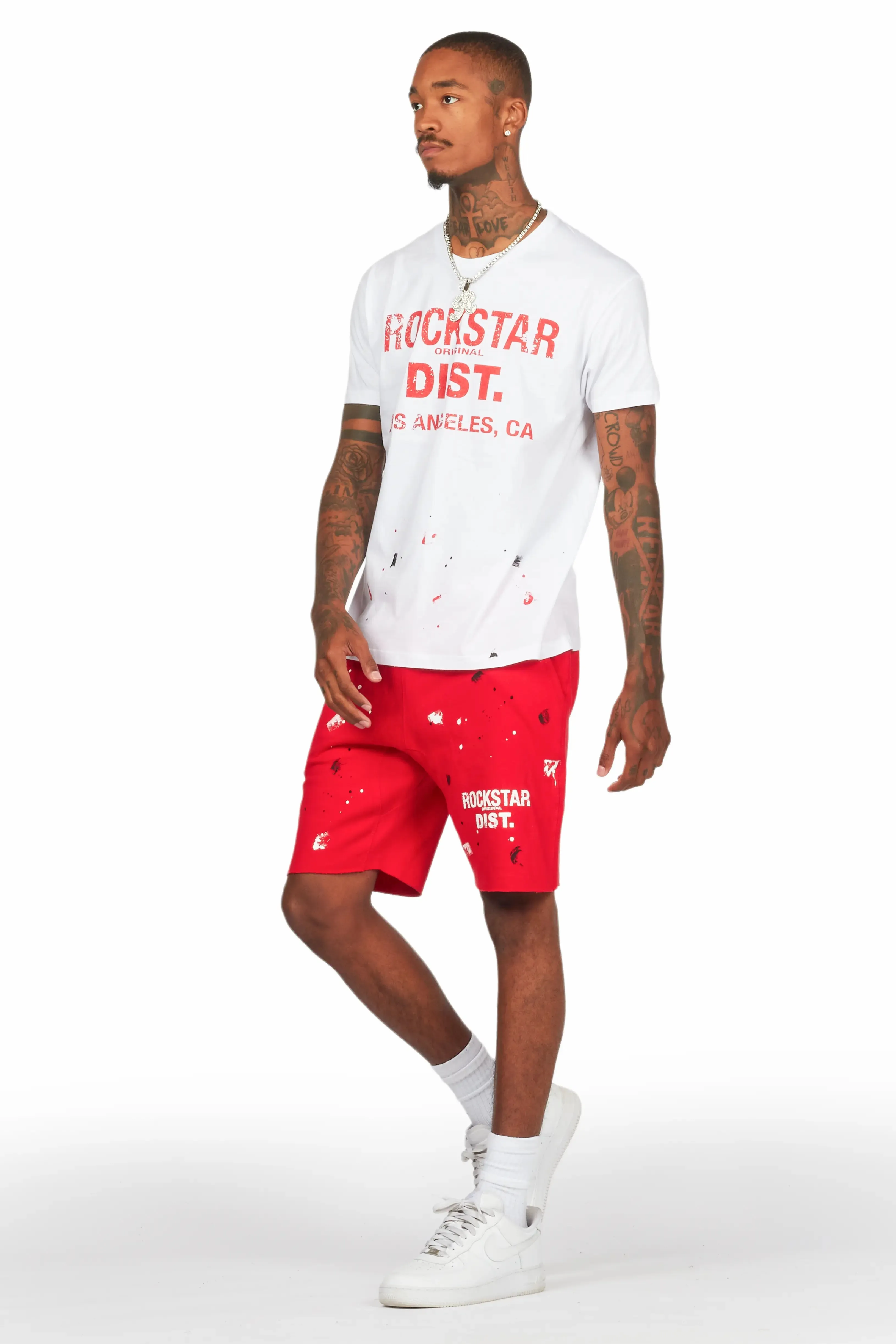 Scottie White/Red Short Set sold by Rockstar Original product image thumbnail 5