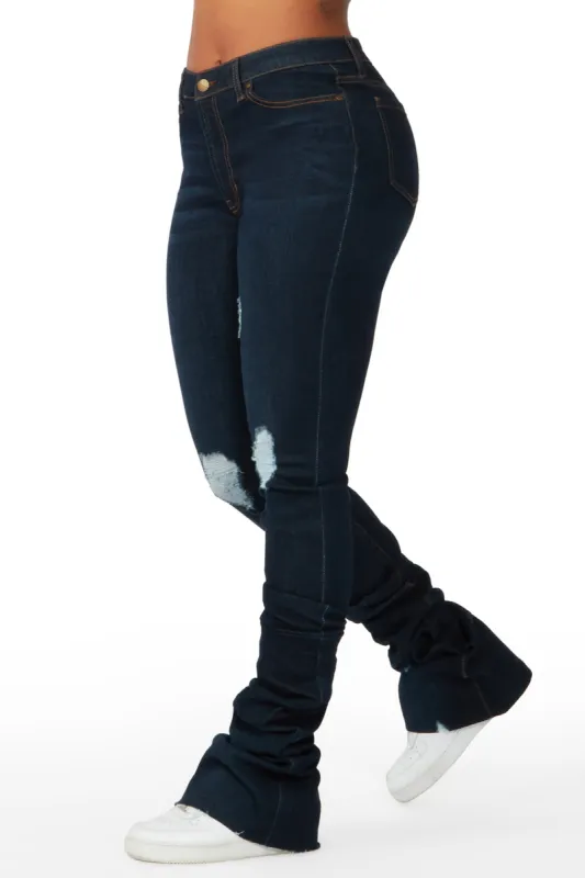 Totally Buggin Dark Wash Super Stacked Jean sold by Rockstar Original