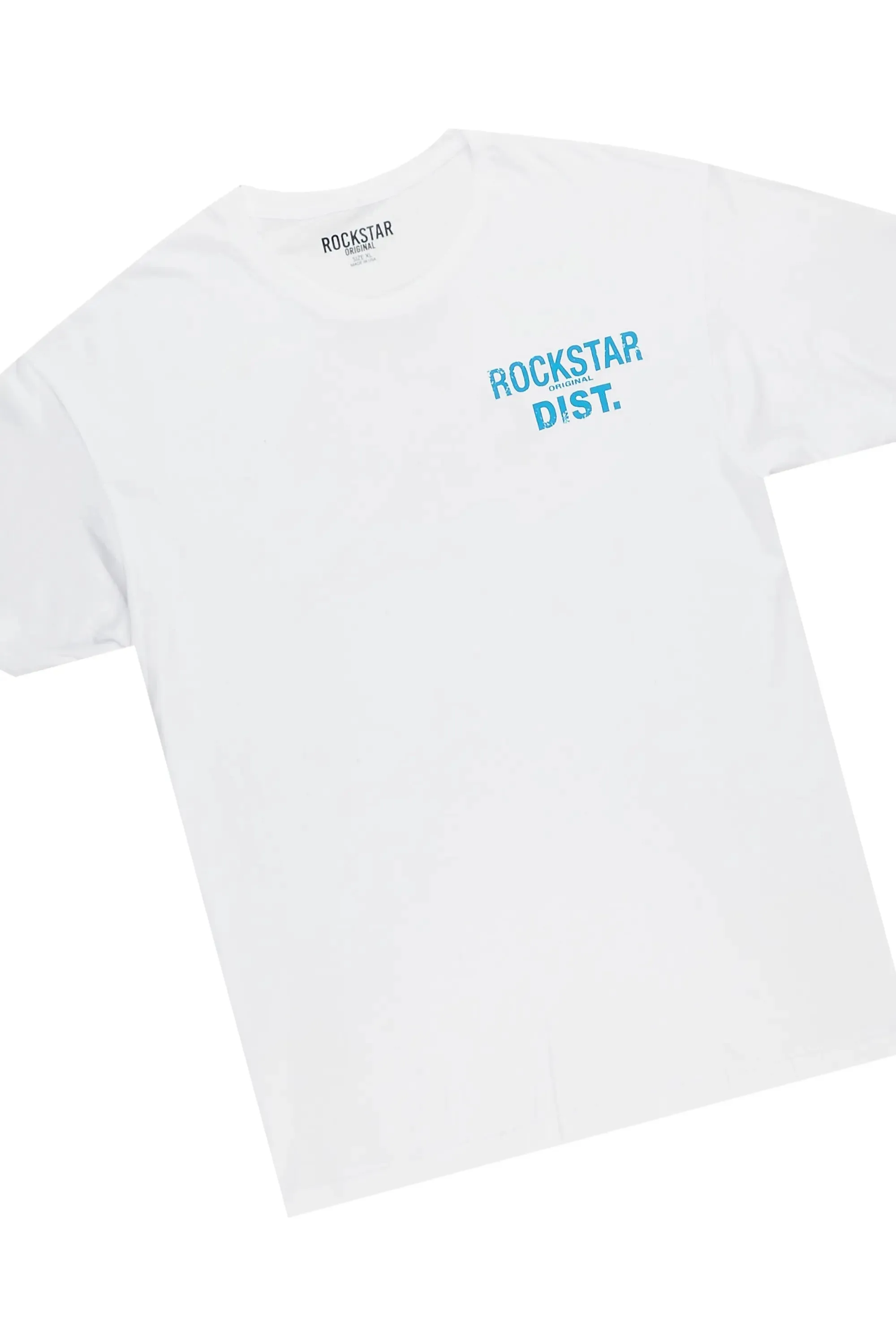 Lake White/Blue T-Shirt/Stacked Flare Jean sold by Rockstar Original product image thumbnail 2