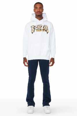 Gorka White/Navy Hoodie Track Set sold by Rockstar Original
