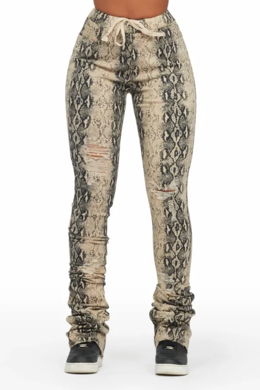 Erriona Snake Super Stacked Pant sold by Rockstar Original