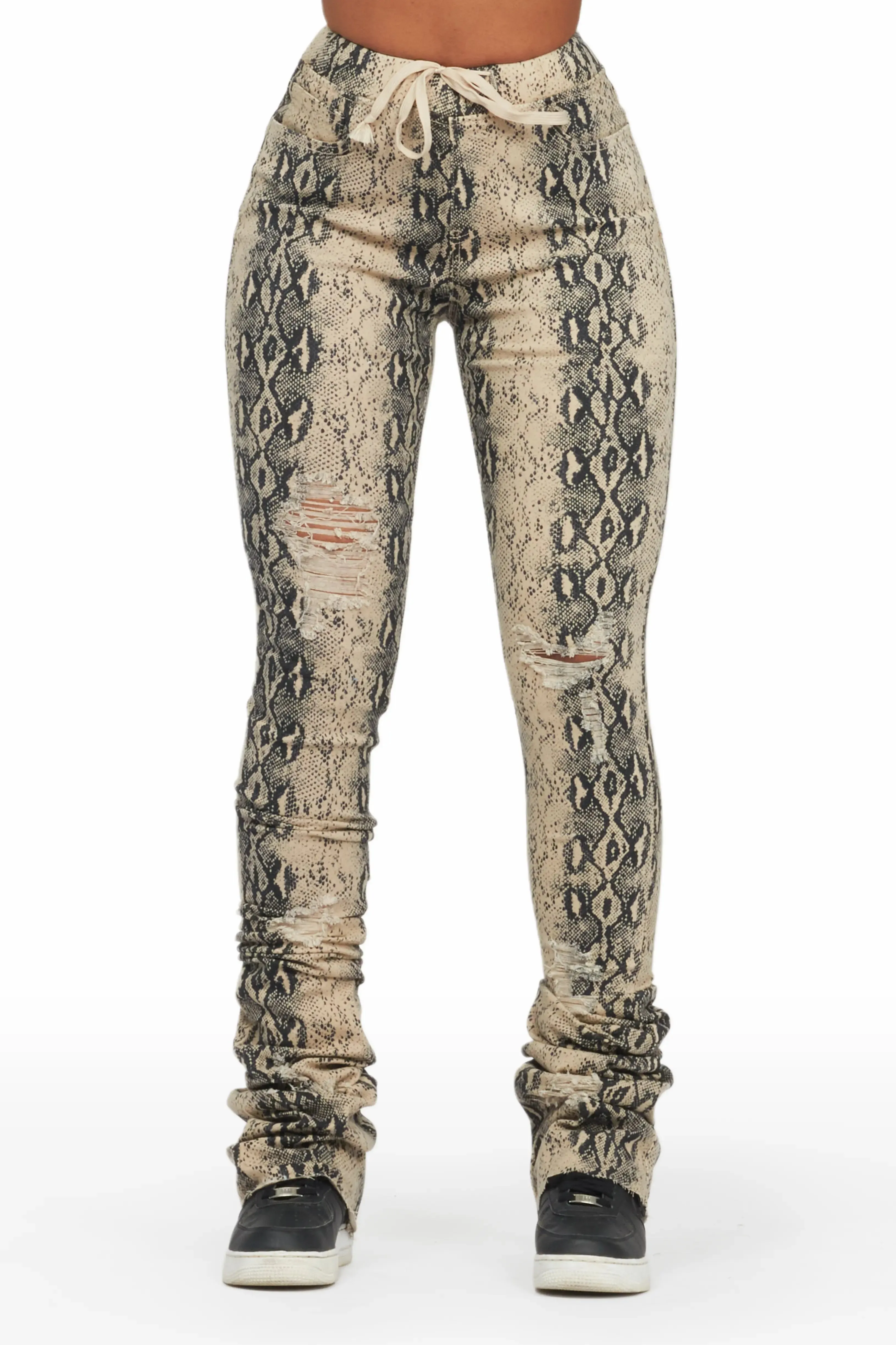 Erriona Snake Super Stacked Pant sold by Rockstar Original