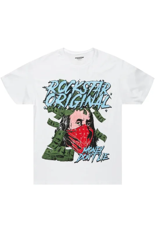 Maur White Oversized T-Shirt sold by Rockstar Original