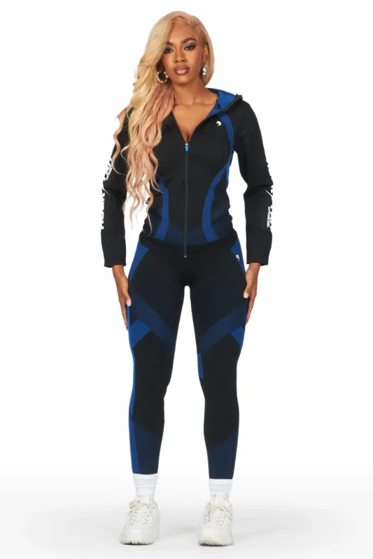 Latisha Black/Blue Active Set sold by Rockstar Original