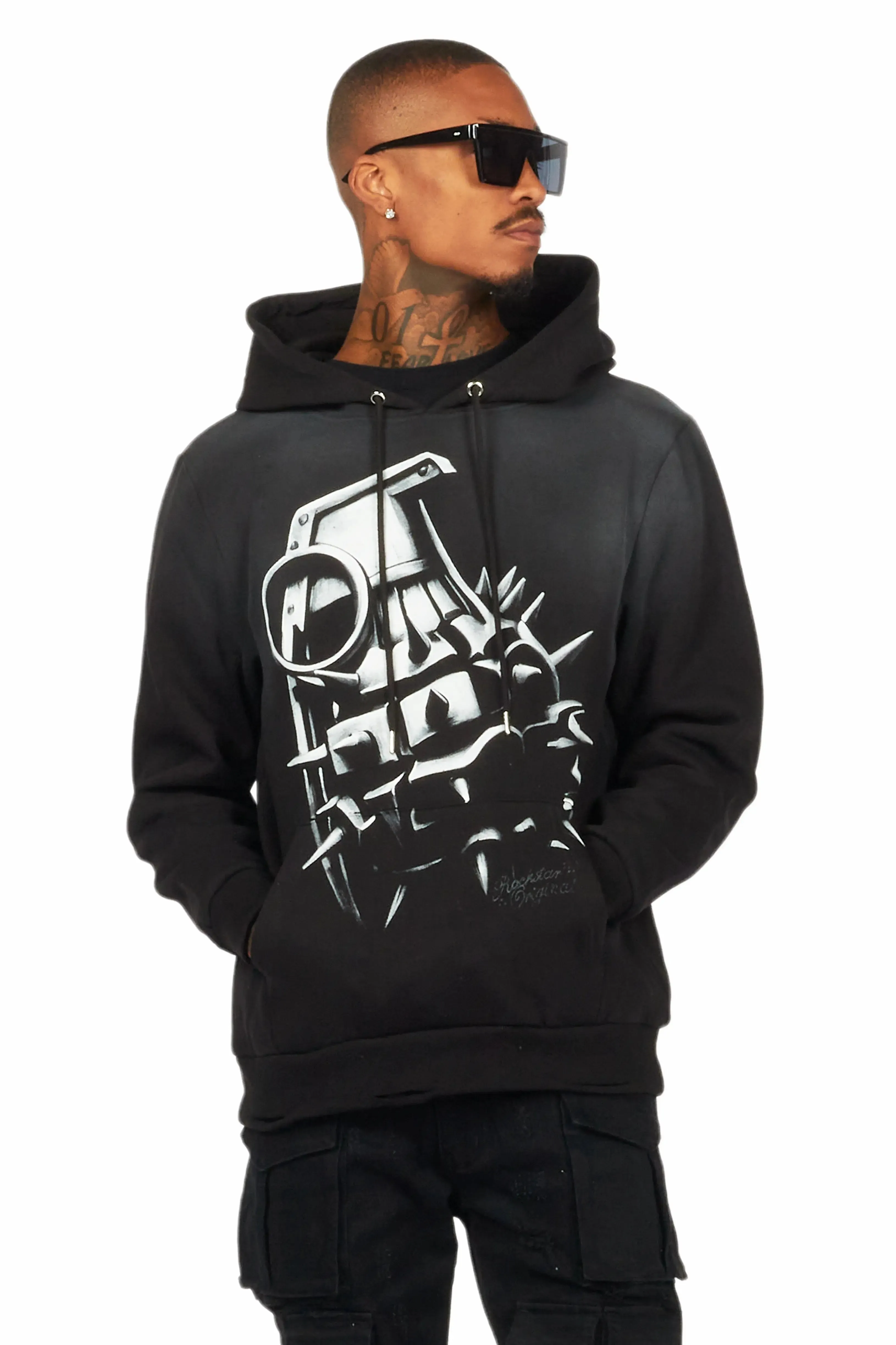 Mad Black Graphic Hoodie sold by Rockstar Original product image thumbnail 2