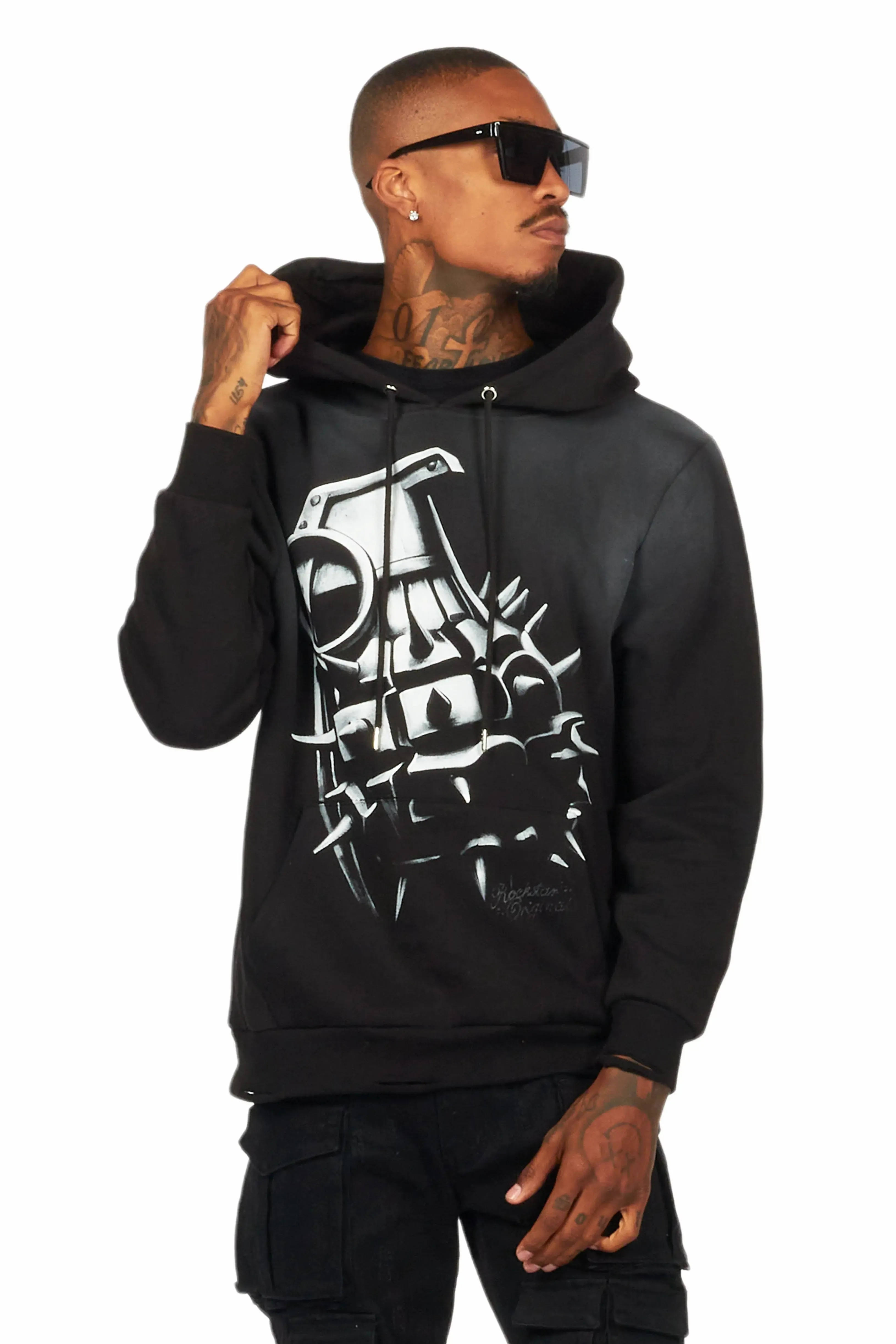 Mad Black Graphic Hoodie sold by Rockstar Original product image thumbnail 4