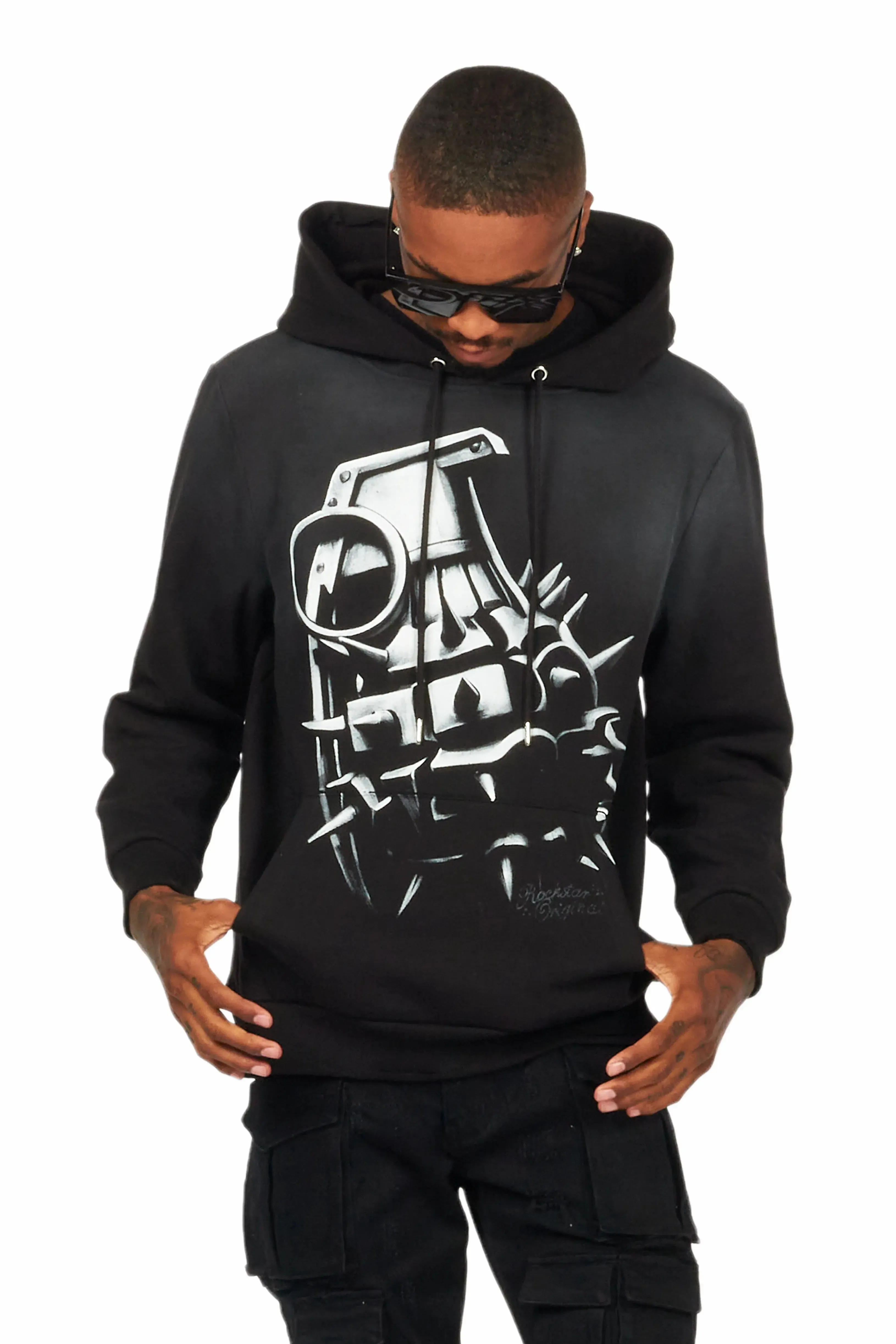 Mad Black Graphic Hoodie sold by Rockstar Original product image thumbnail 3