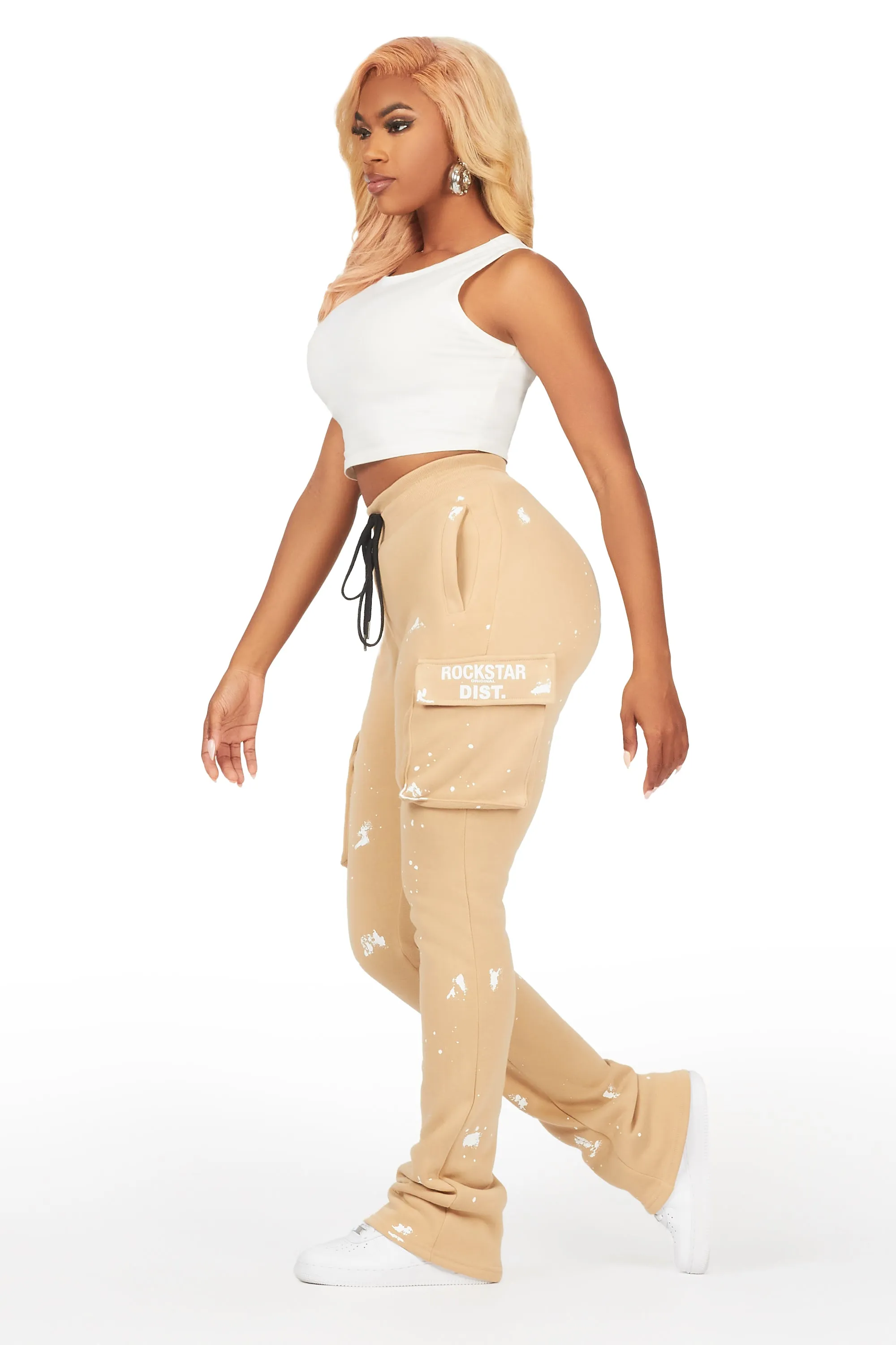 Antonia Tan Cargo Stacked Track Pant sold by Rockstar Original product image thumbnail 4