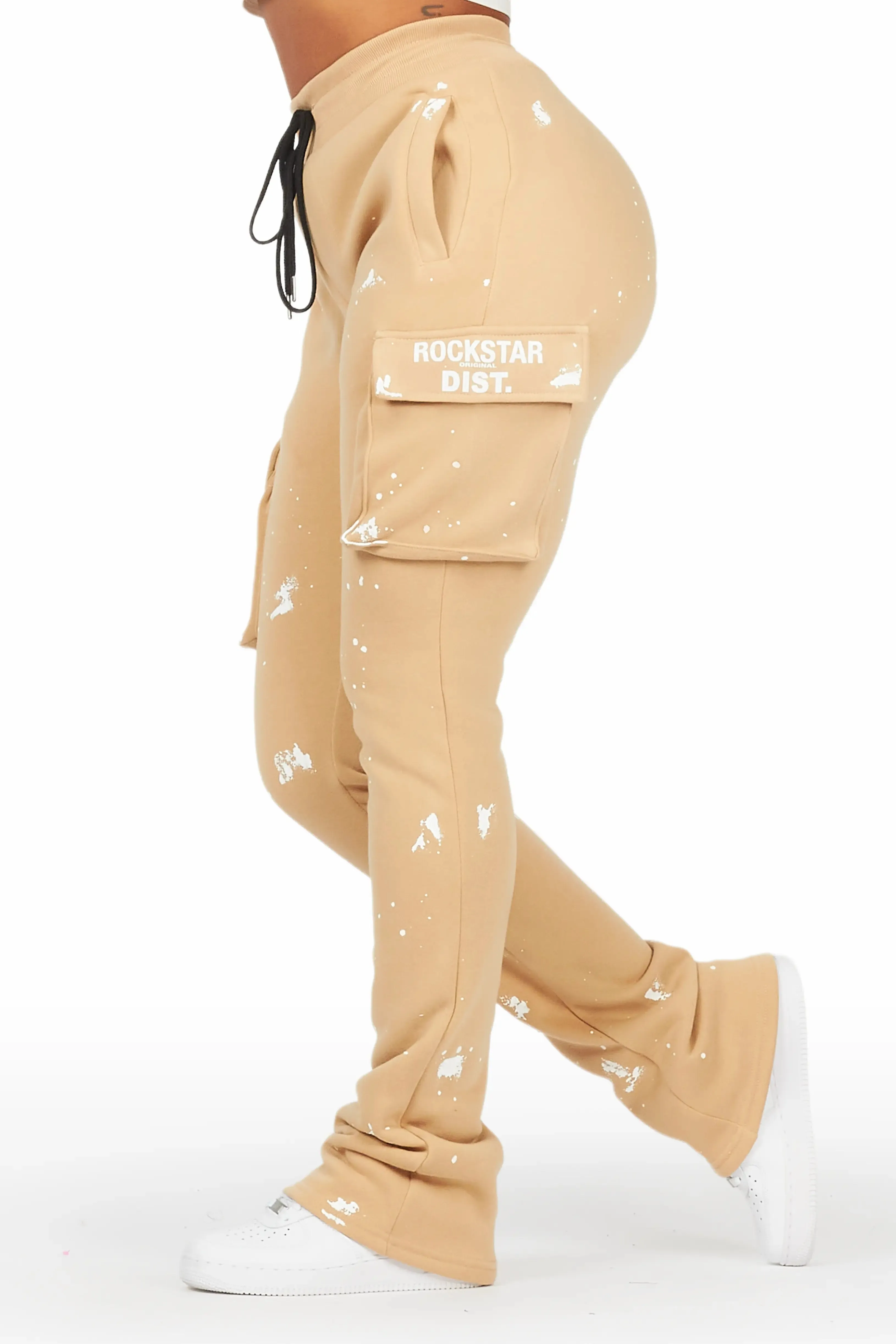 Antonia Tan Cargo Stacked Track Pant sold by Rockstar Original