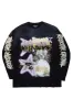 Amelie Black Long Sleeve Graphic T-Shirt sold by Rockstar Original
