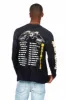 Amelie Black Long Sleeve Graphic T-Shirt sold by Rockstar Original