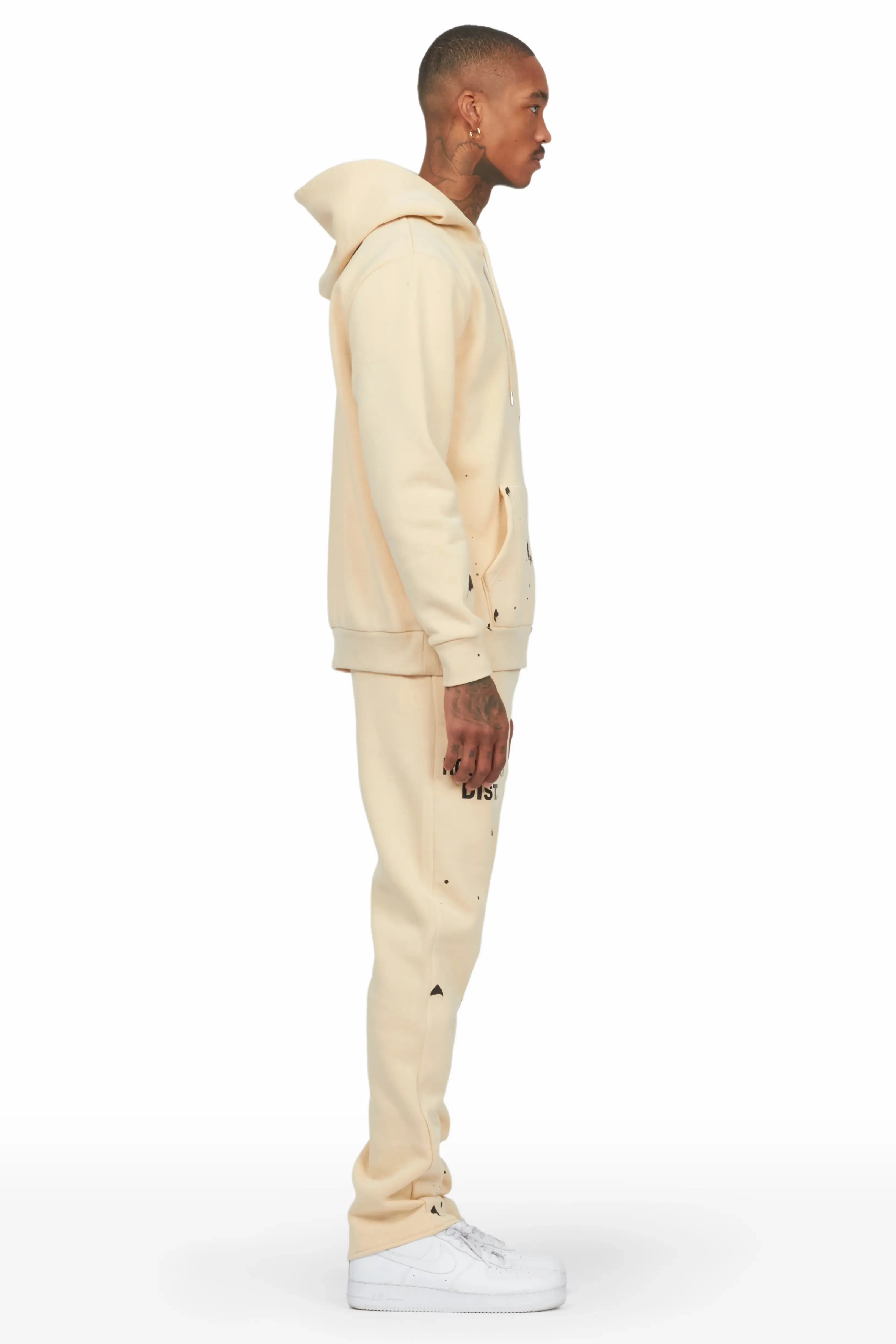 Raffer Beige Slim Fit Track Set sold by Rockstar Original product image thumbnail 4