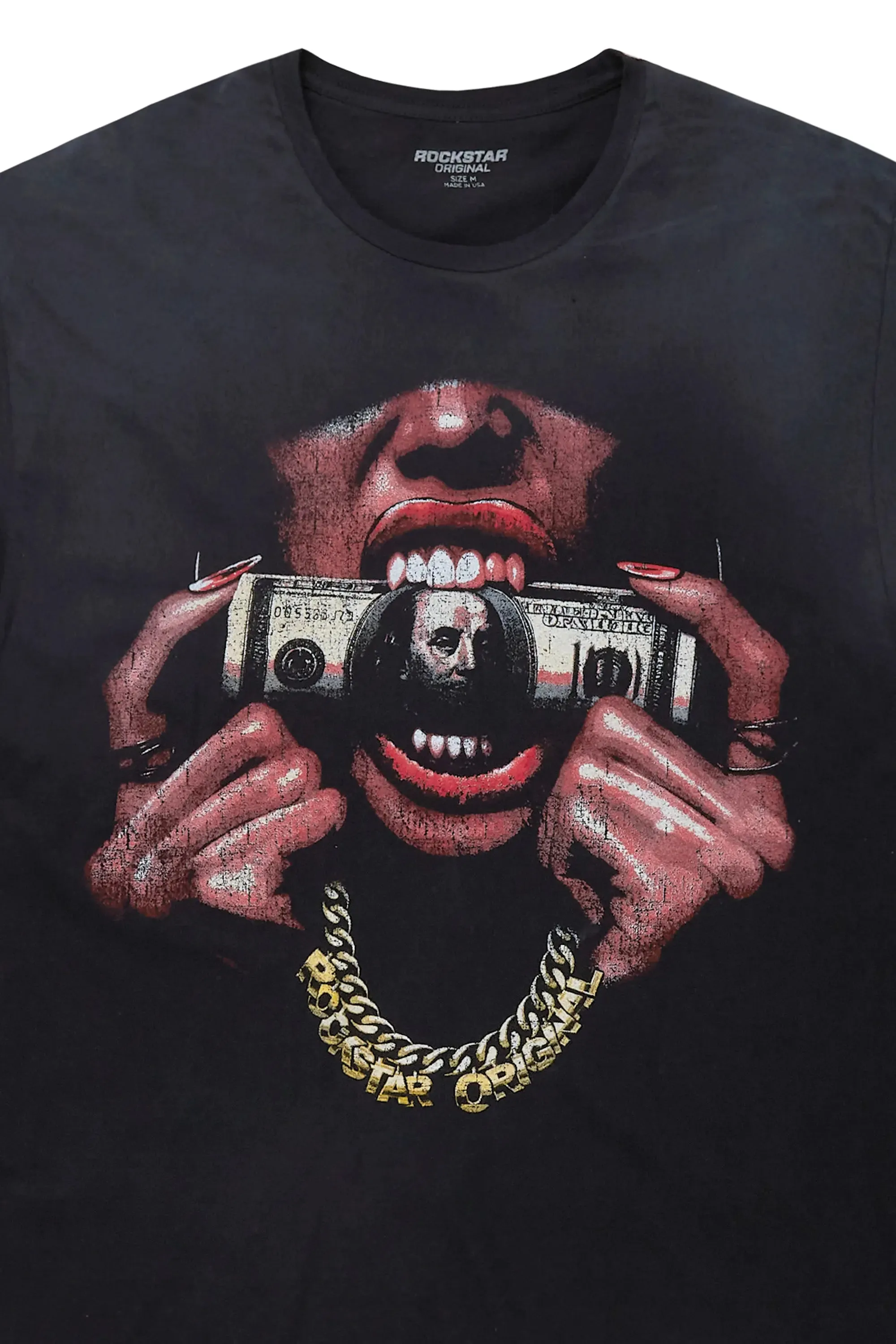 Katoya Black Oversized T-Shirt sold by Rockstar Original product image thumbnail 2