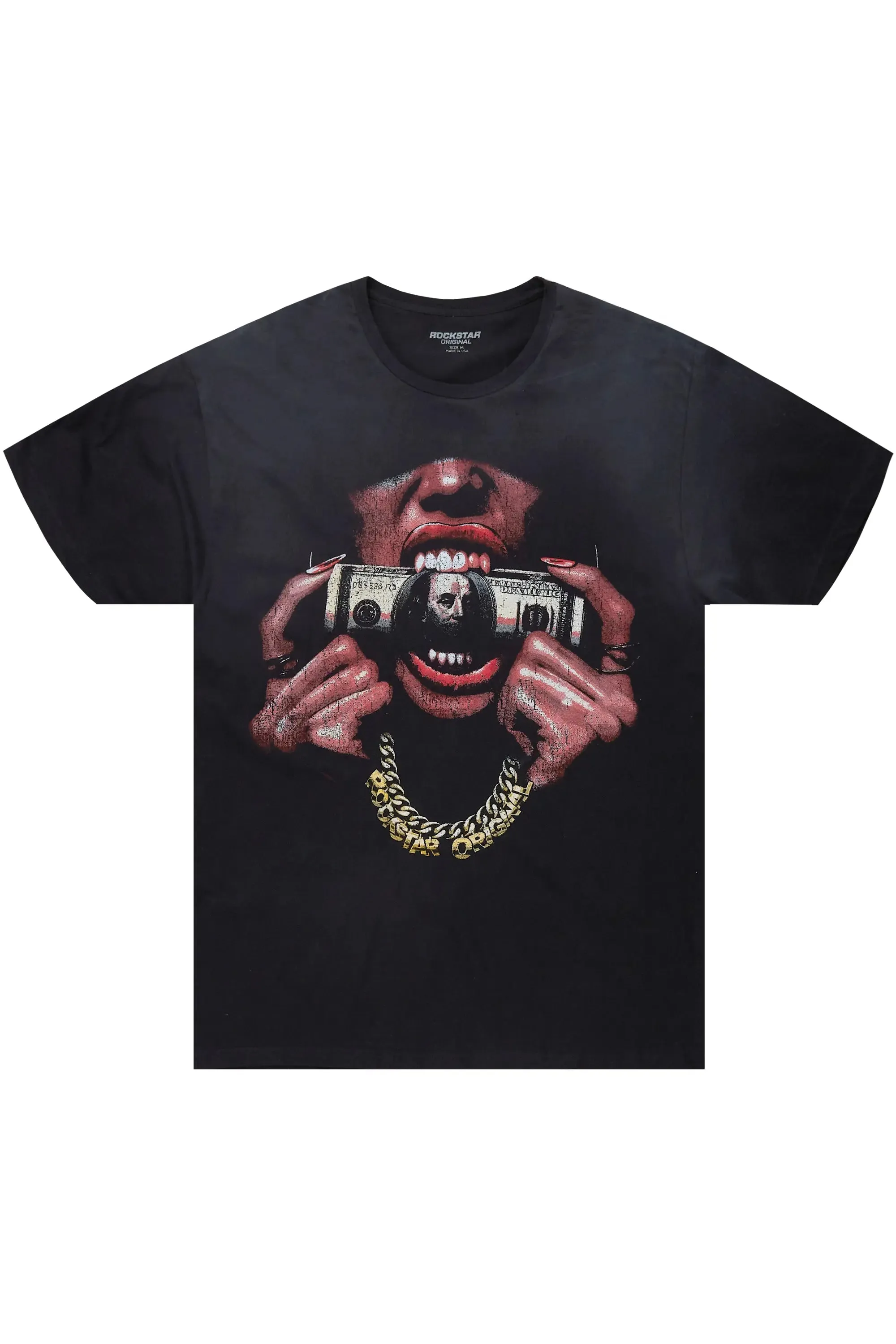Katoya Black Oversized T-Shirt sold by Rockstar Original
