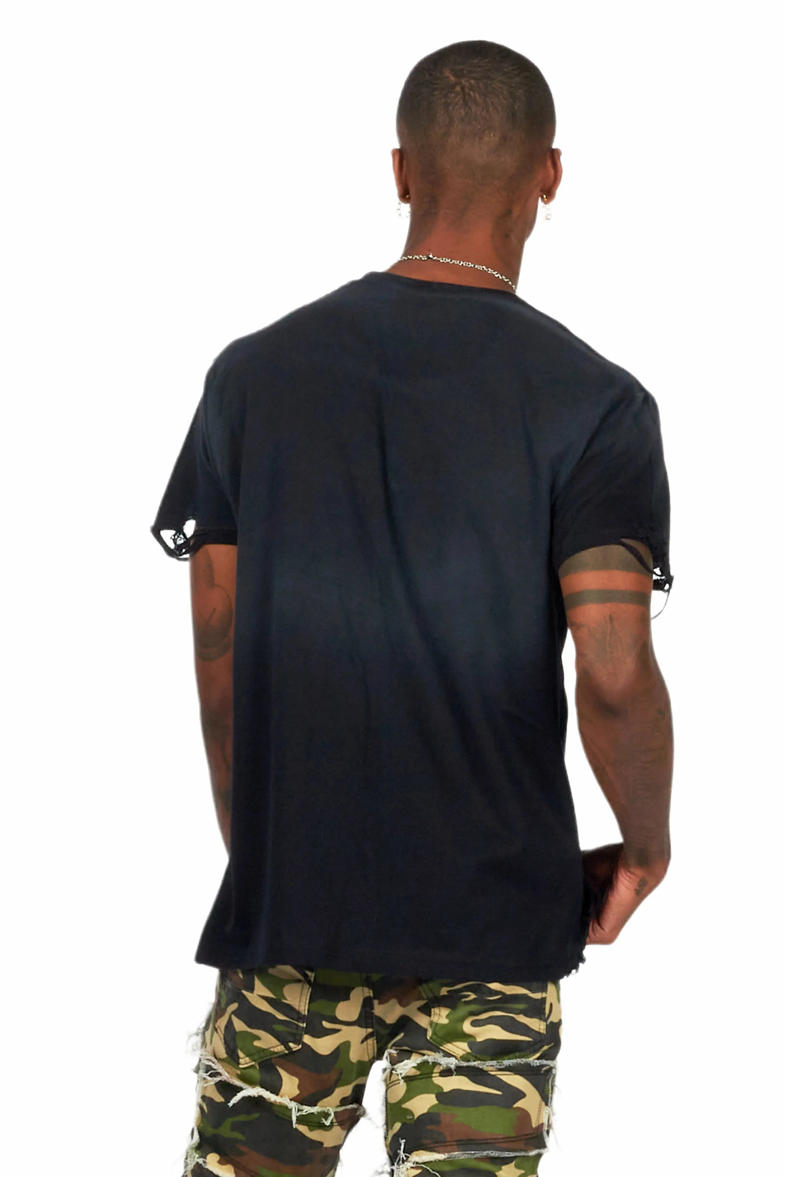 Janus Black Oversized Graphic T-Shirt sold by Rockstar Original product image thumbnail 4