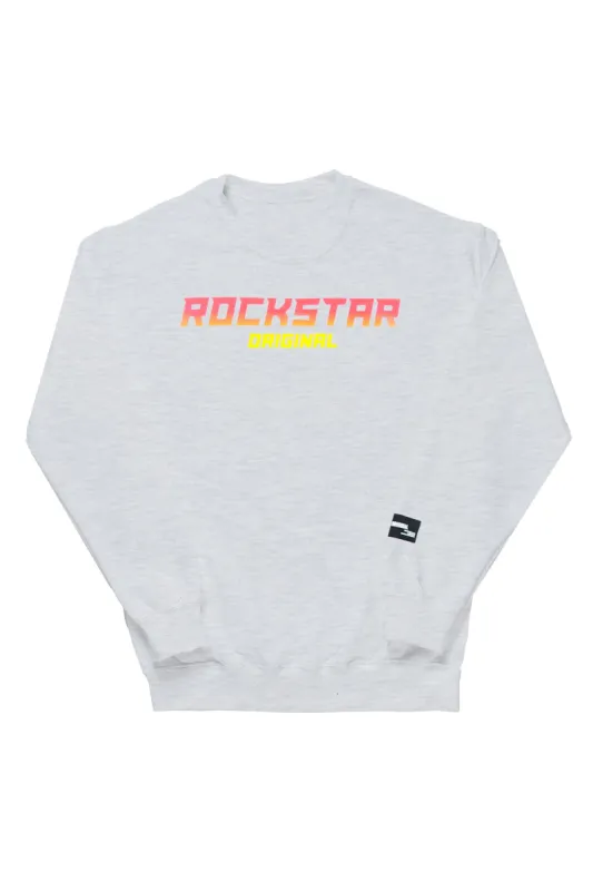 Javon Crewneck-Heather Grey sold by Rockstar Original