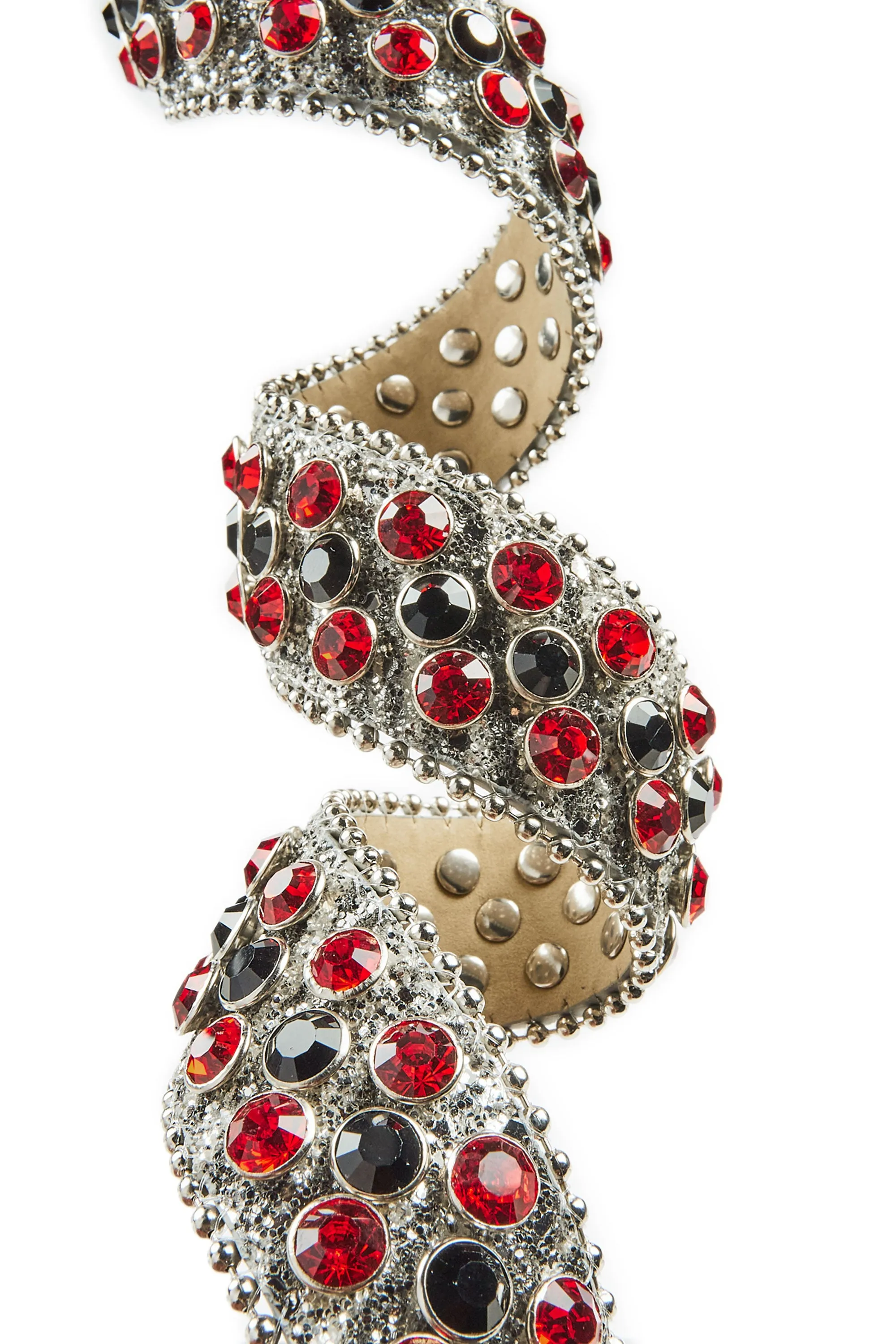 Silas Rockstar Logo Belt- Silver/Red sold by Rockstar Original product image thumbnail 2