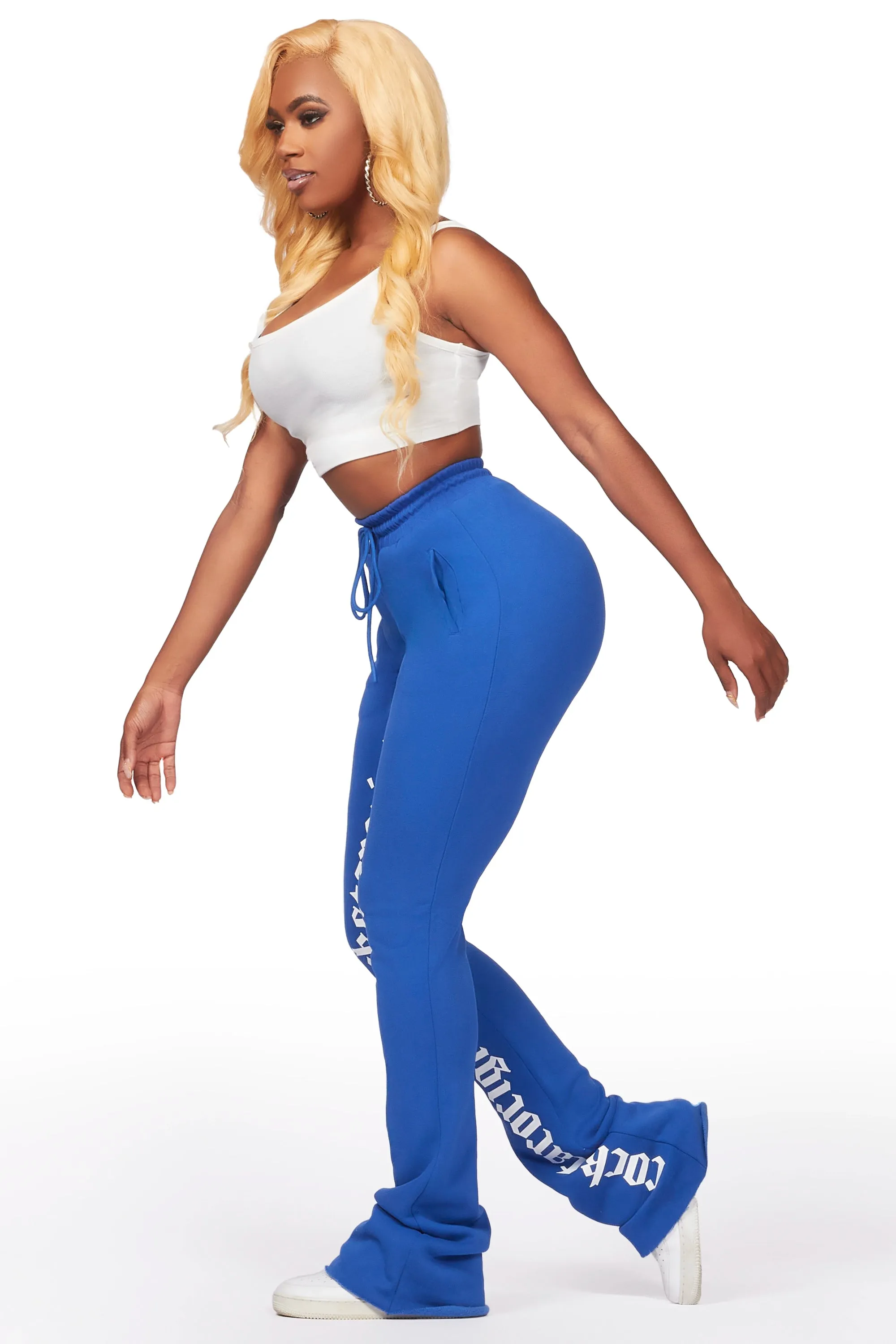 Blakely Royal Blue Super Stacked Pant sold by Rockstar Original product image thumbnail 4