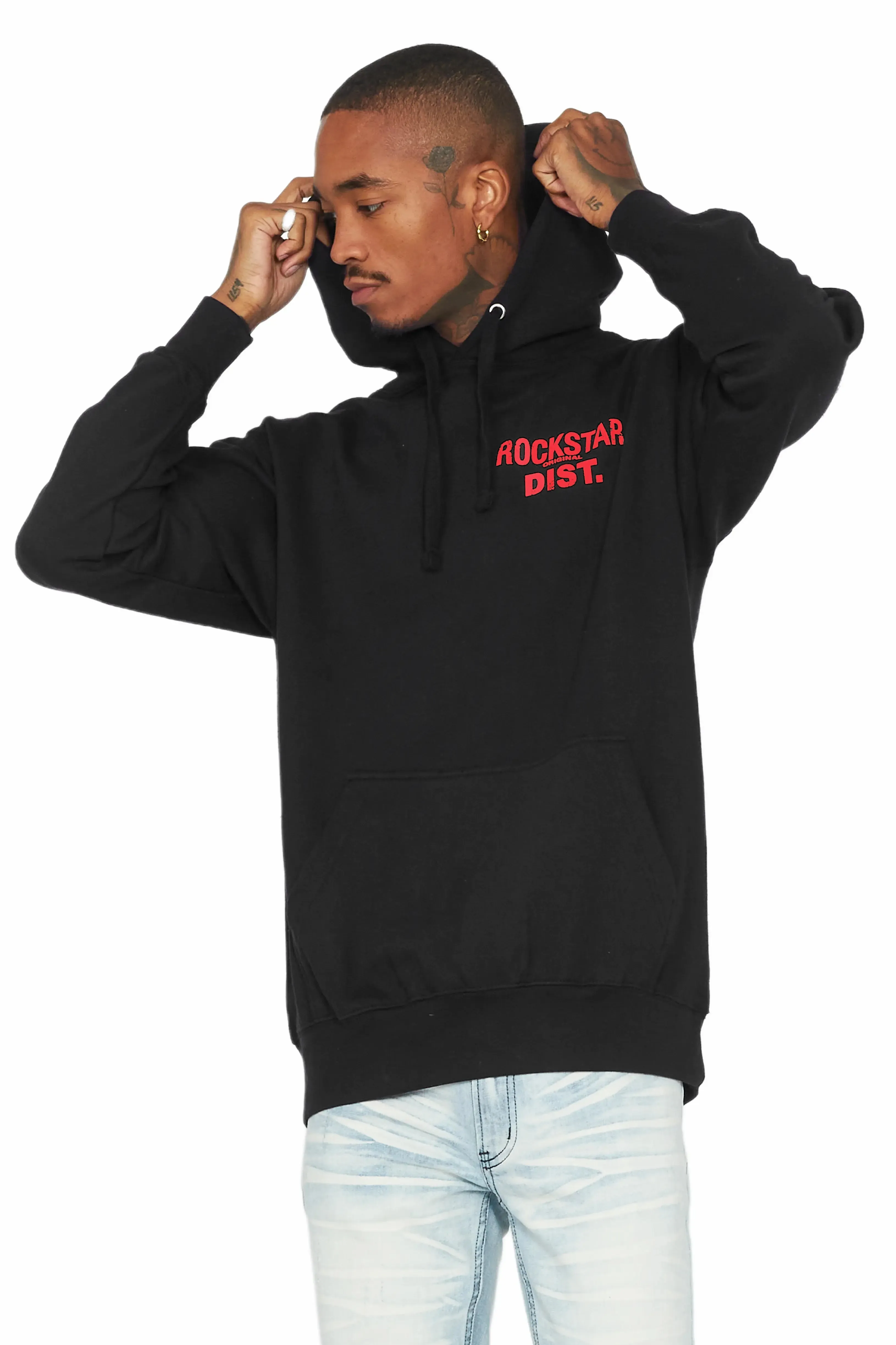 Lake Black/Red Graphic Hoodie sold by Rockstar Original product image thumbnail 5
