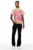 Edel Black Stacked Flare Jean sold by Rockstar Original