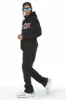 Jeton Black Graphic Hoodie Track Pant Set sold by Rockstar Original