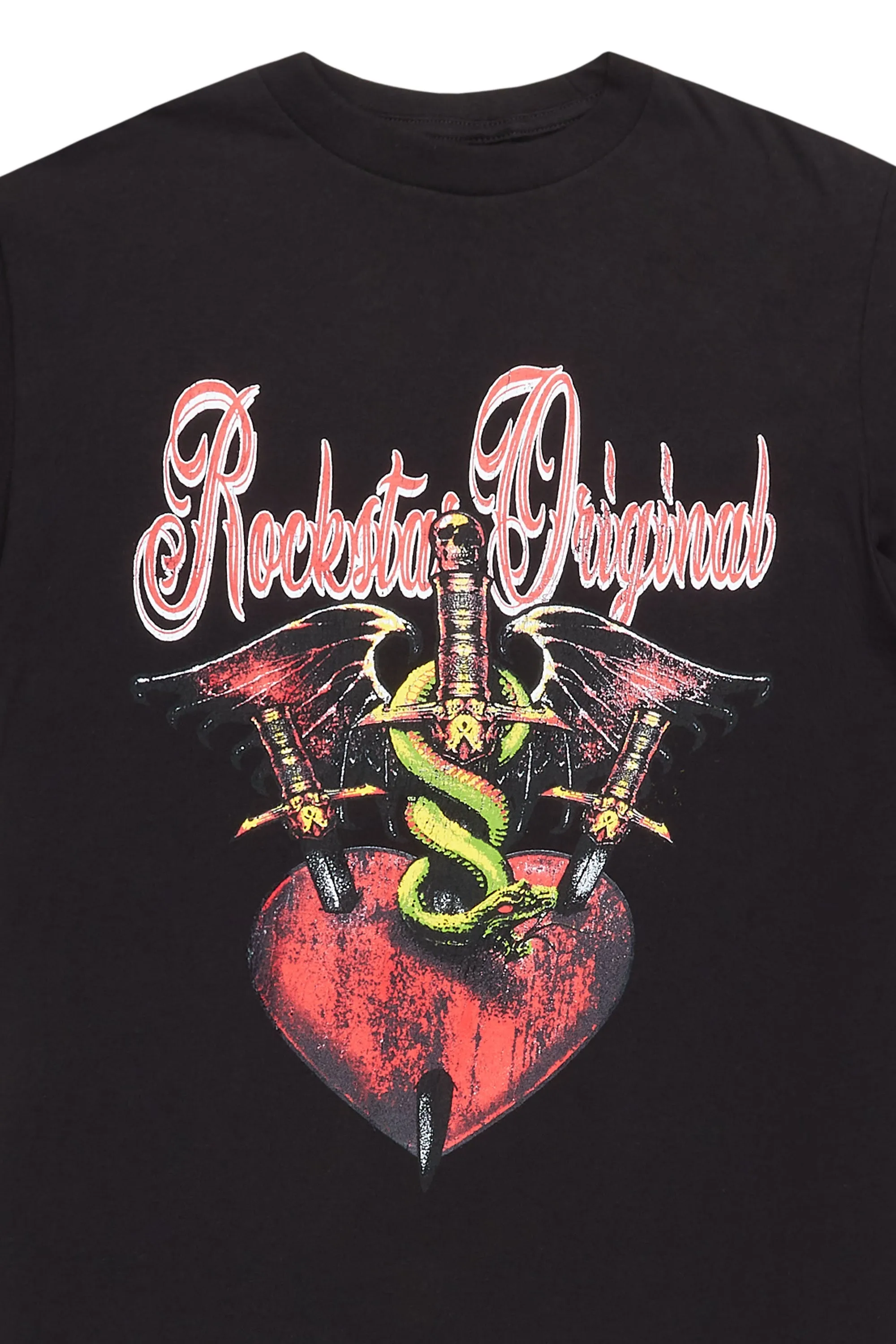 Maarz Black Graphic T-Shirt sold by Rockstar Original product image thumbnail 2