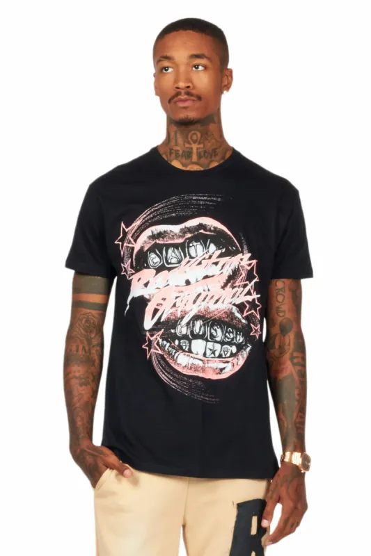 Vanessa Black Graphic T-Shirt sold by Rockstar Original