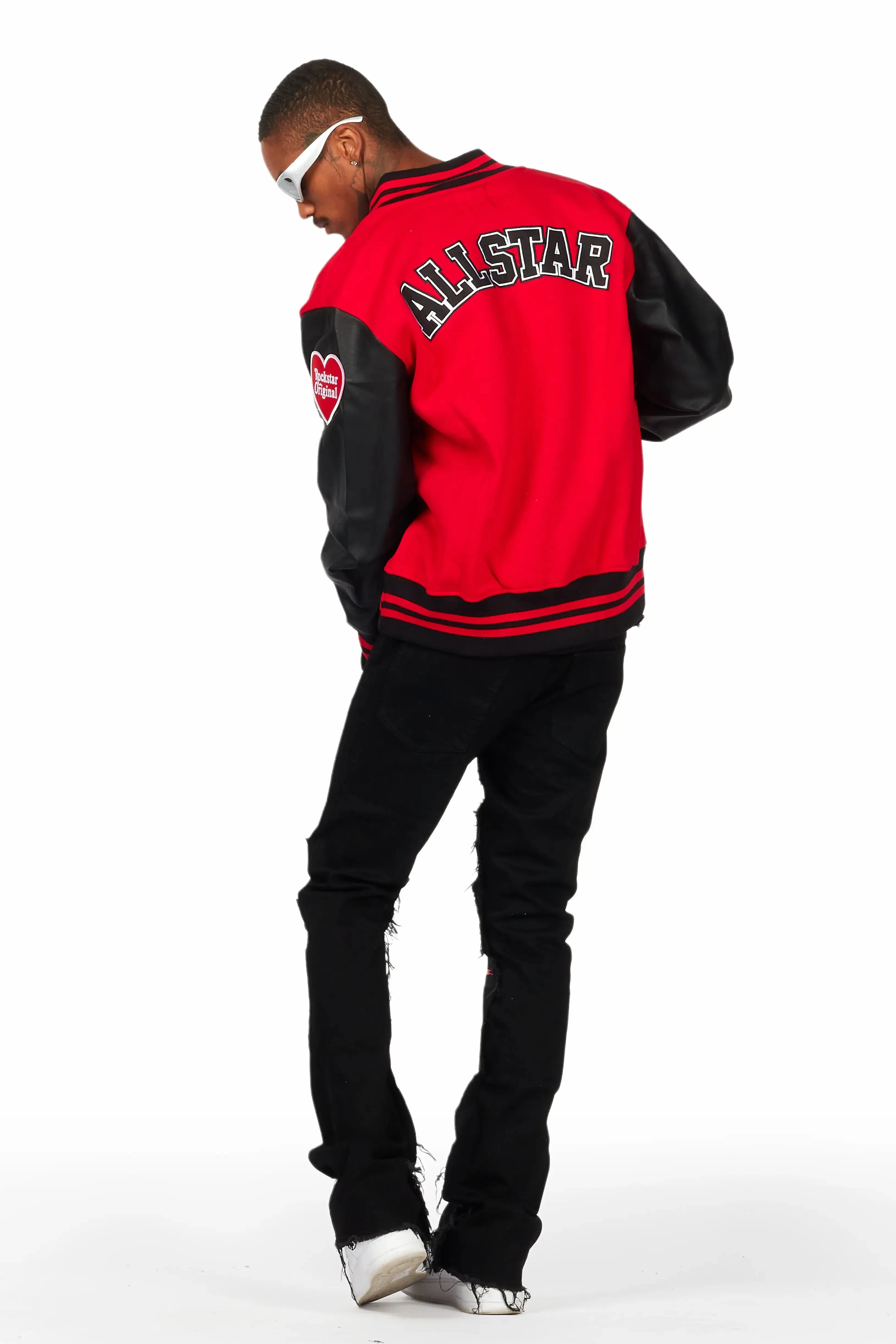 Pacari Red Varsity Jacket sold by Rockstar Original product image thumbnail 3