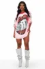 Money Hunny Pink Sequin Mini Dress sold by Rockstar Original