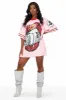 Money Hunny Pink Sequin Mini Dress sold by Rockstar Original