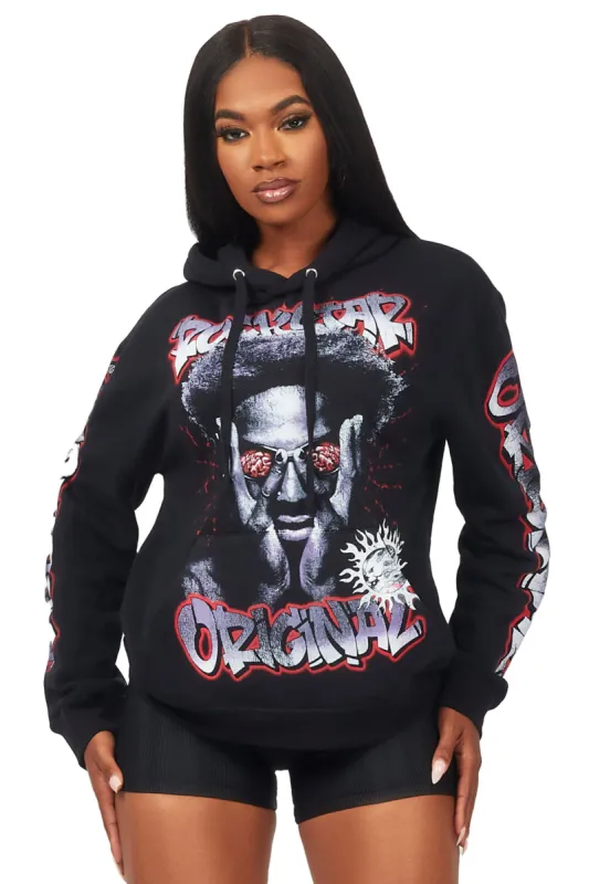 Shani Black Oversized Hoodie sold by Rockstar Original