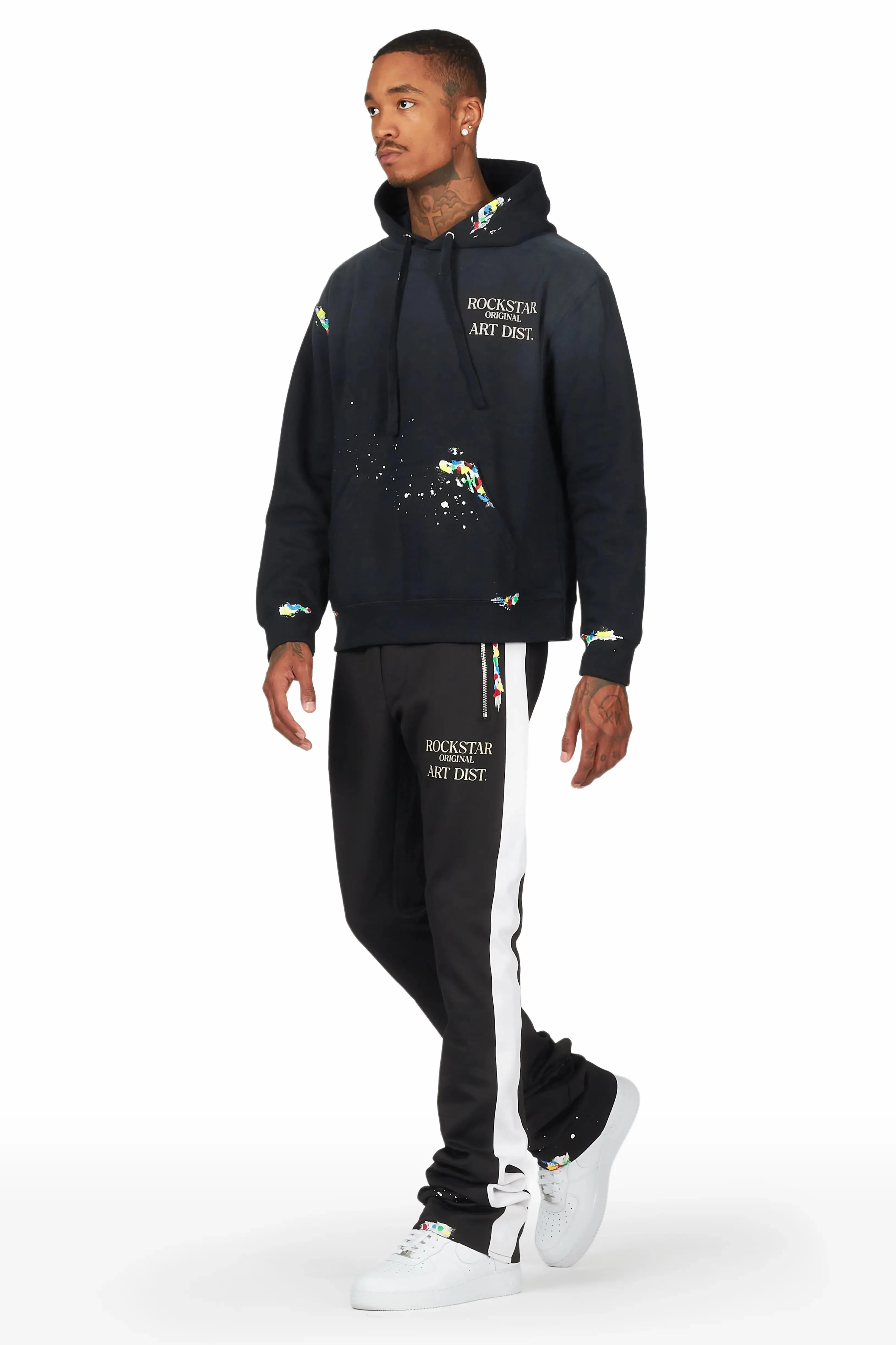 Mumford Black Super Stacked Pant Set sold by Rockstar Original product image thumbnail 3