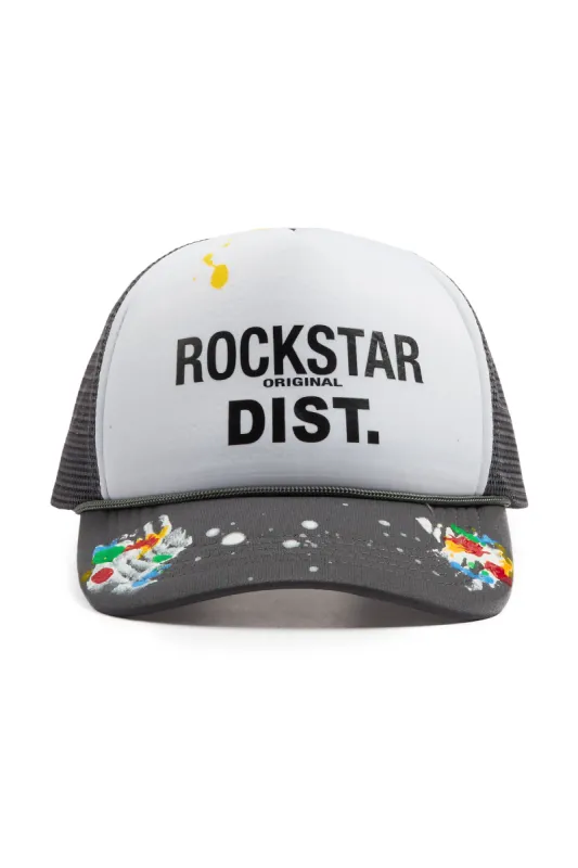 Neptune White/Dark Grey Trucker Hat sold by Rockstar Original