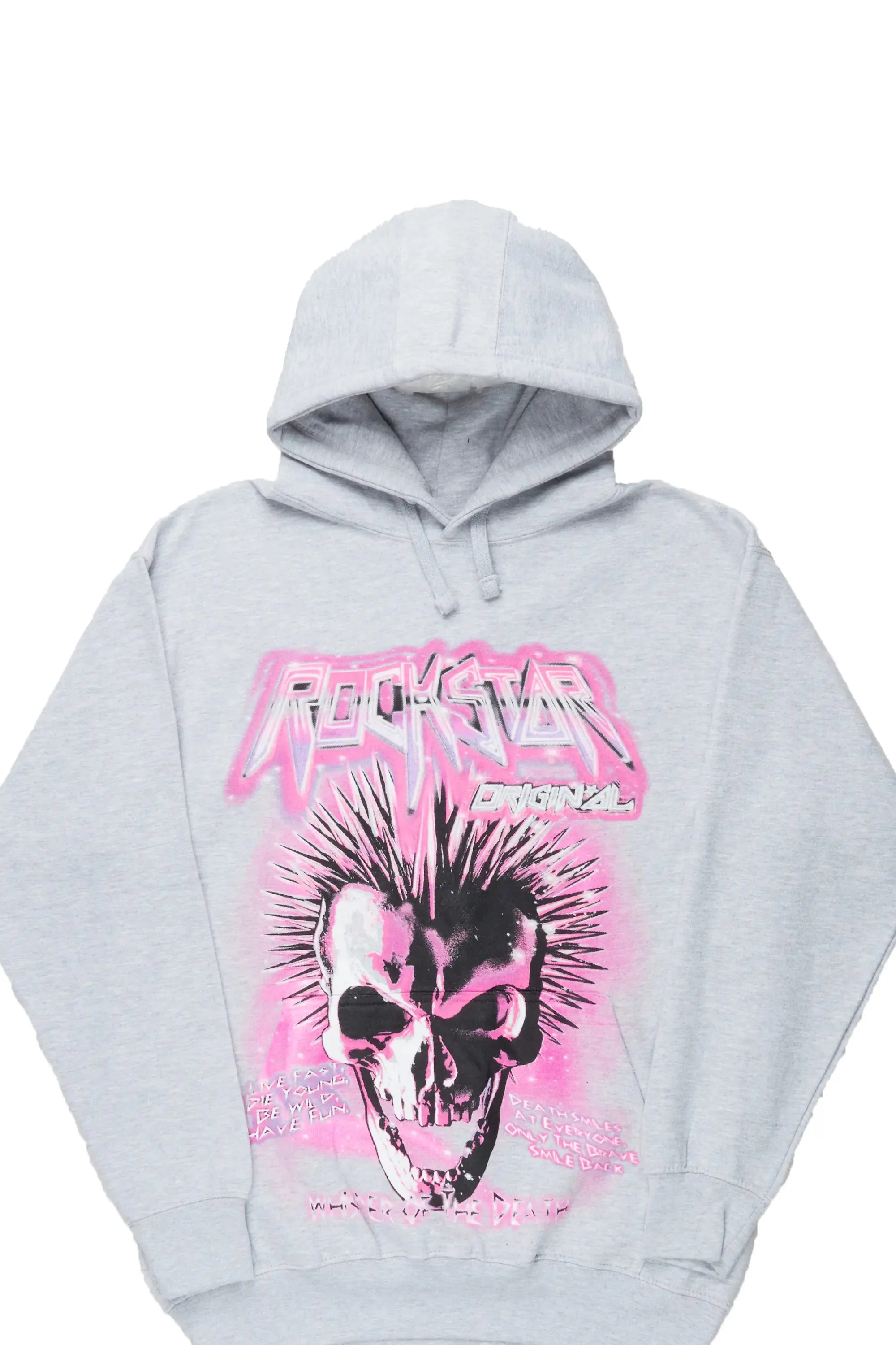 Obern Grey Graphic Hoodie sold by Rockstar Original product image thumbnail 2