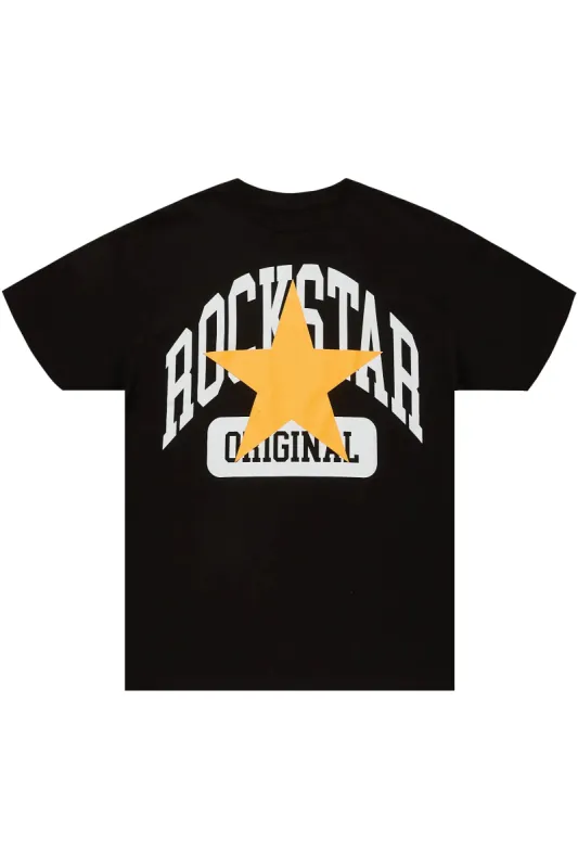 Dash Black/Orange Graphic T-Shirt sold by Rockstar Original