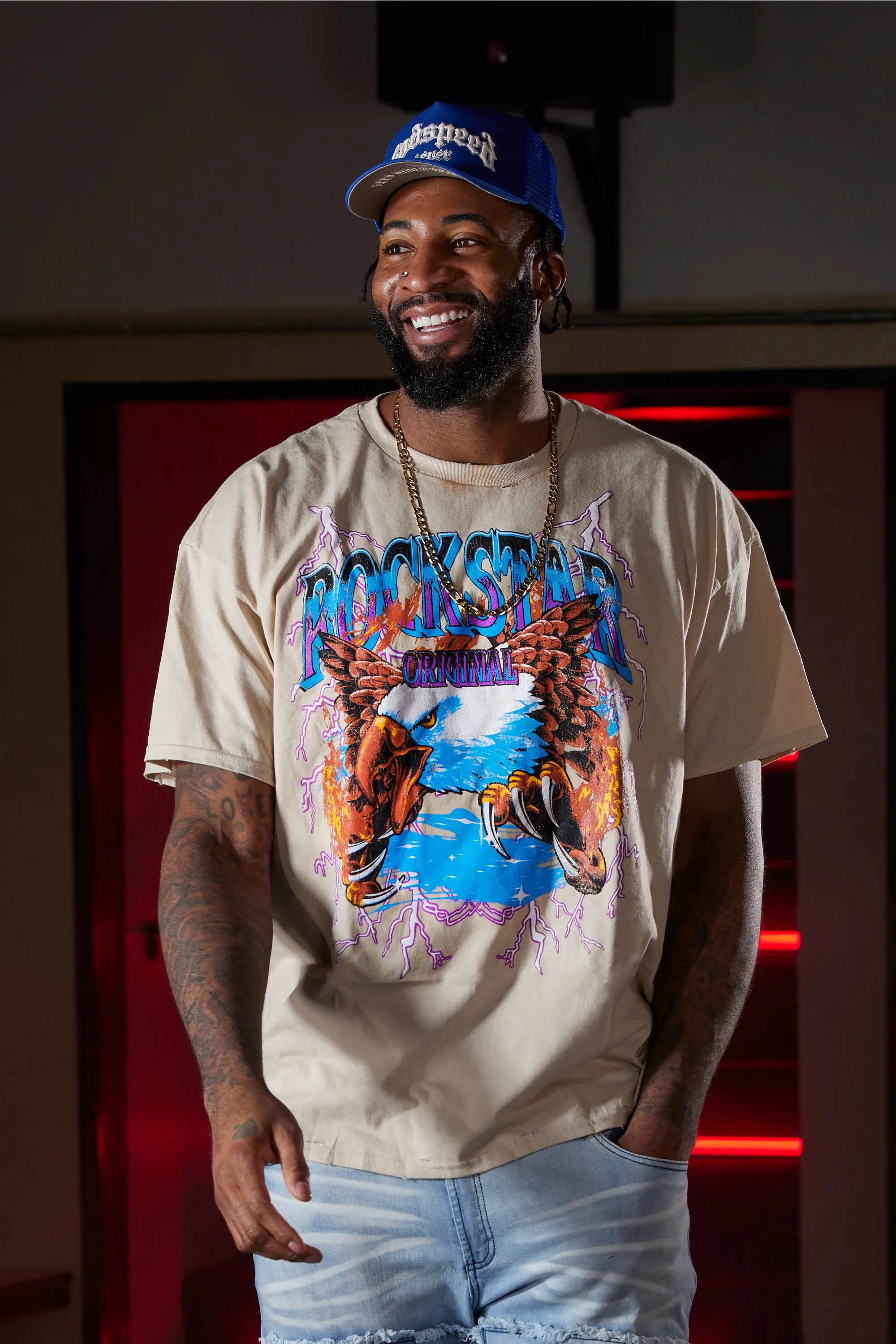 Darken Beige Graphic T-Shirt sold by Rockstar Original product image thumbnail 2