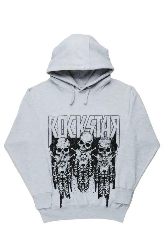 Sabbath Grey Graphic Printed Hoodie sold by Rockstar Original