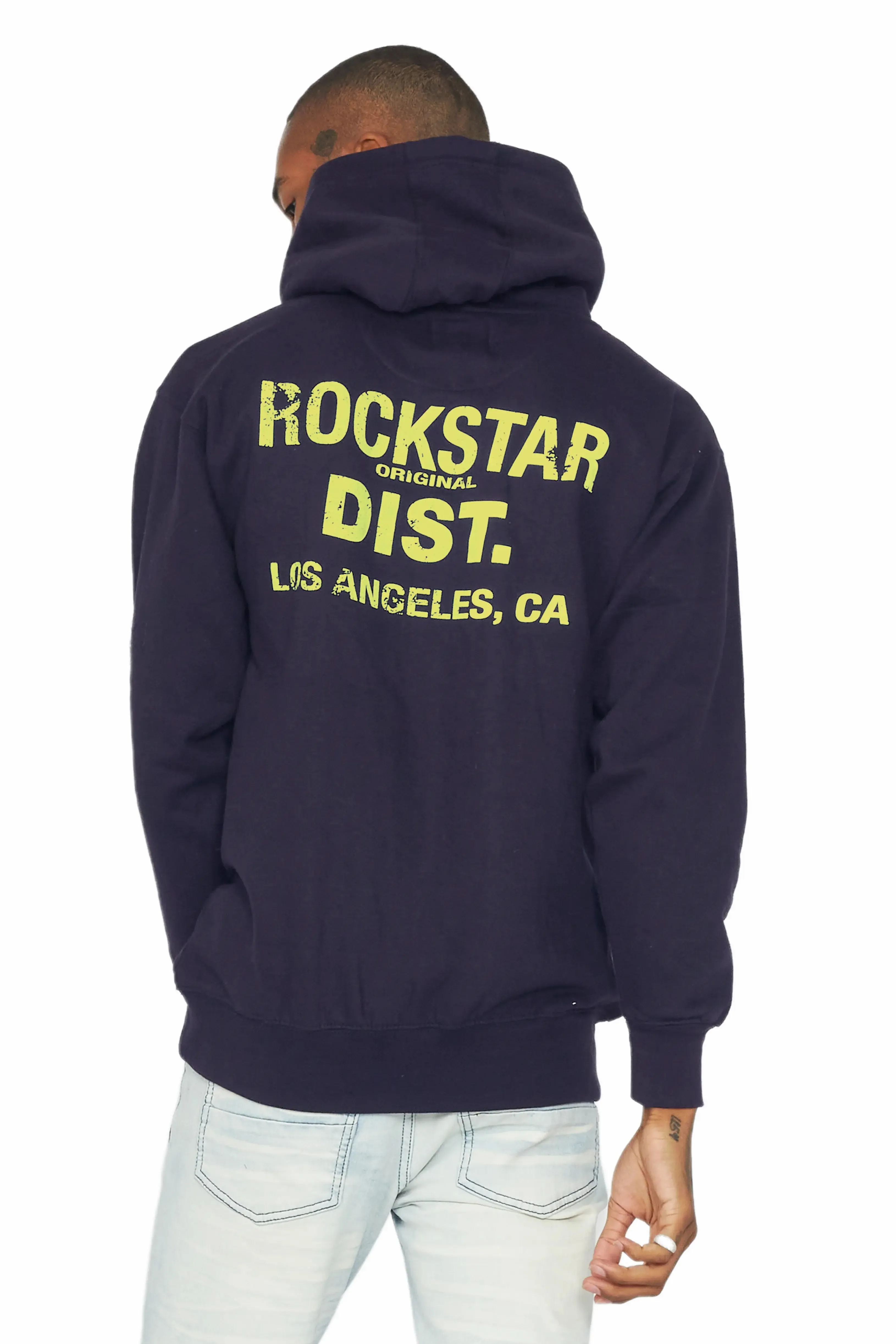 Lake Navy/Yellow Graphic Hoodie sold by Rockstar Original product image thumbnail 2