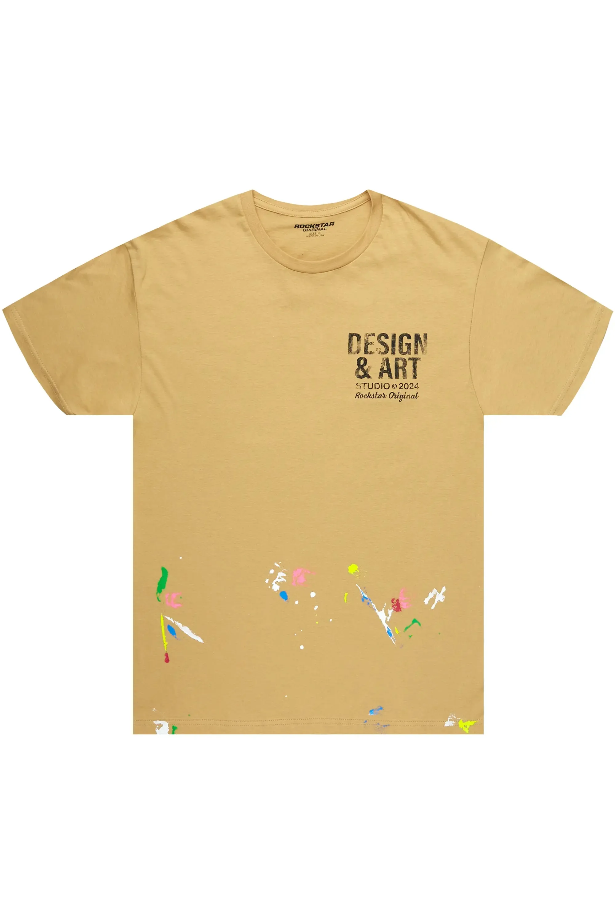 Shaunte Beige Oversized T-Shirt sold by Rockstar Original
