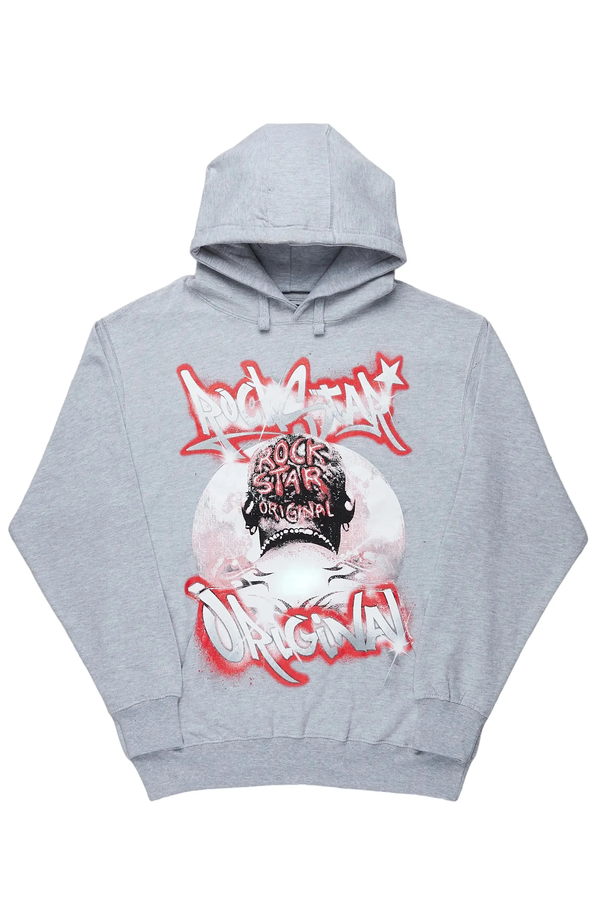 Euclid Heather Grey Graphic Hoodie sold by Rockstar Original product image thumbnail 2