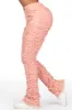 Melany Pink Stacked Flared Jean sold by Rockstar Original