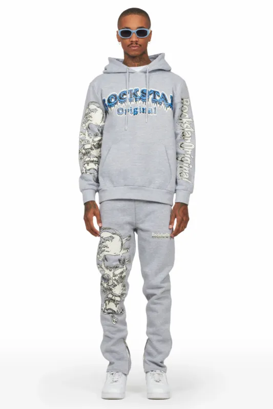 Tabor Grey Slim Fit Track Set sold by Rockstar Original