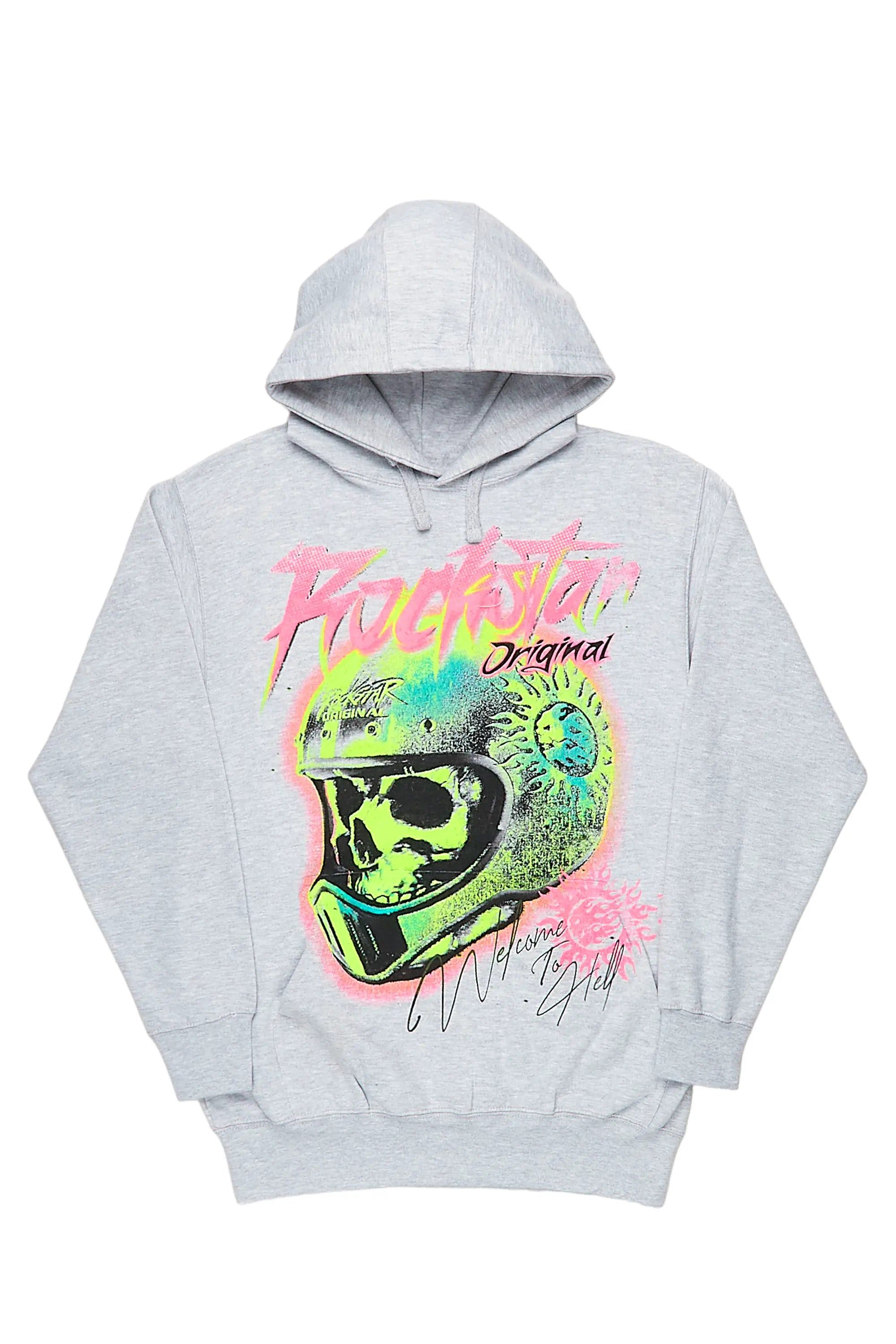 Ciro Heather Grey Graphic Hoodie sold by Rockstar Original product image thumbnail 2