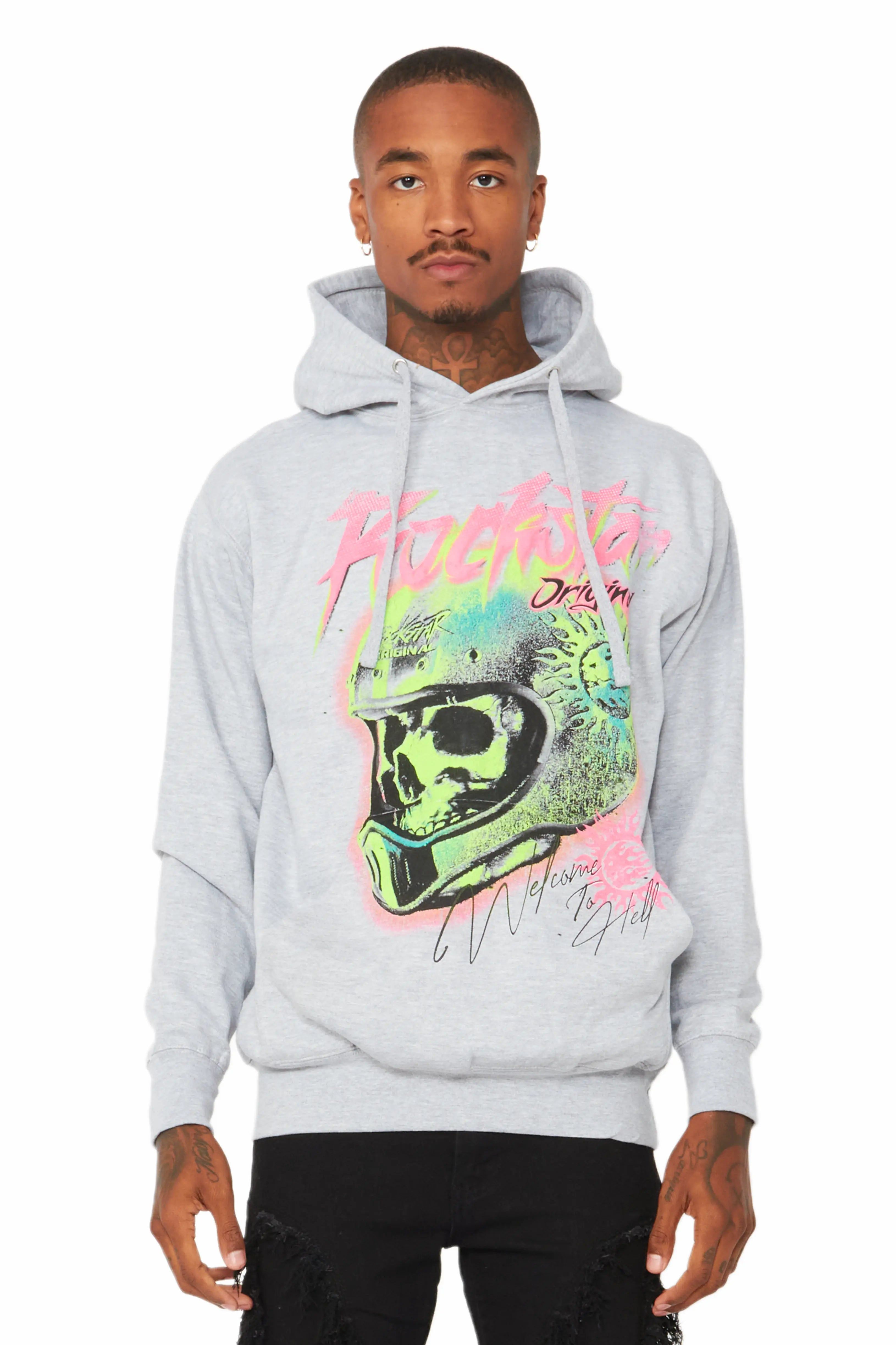 Ciro Heather Grey Graphic Hoodie sold by Rockstar Original