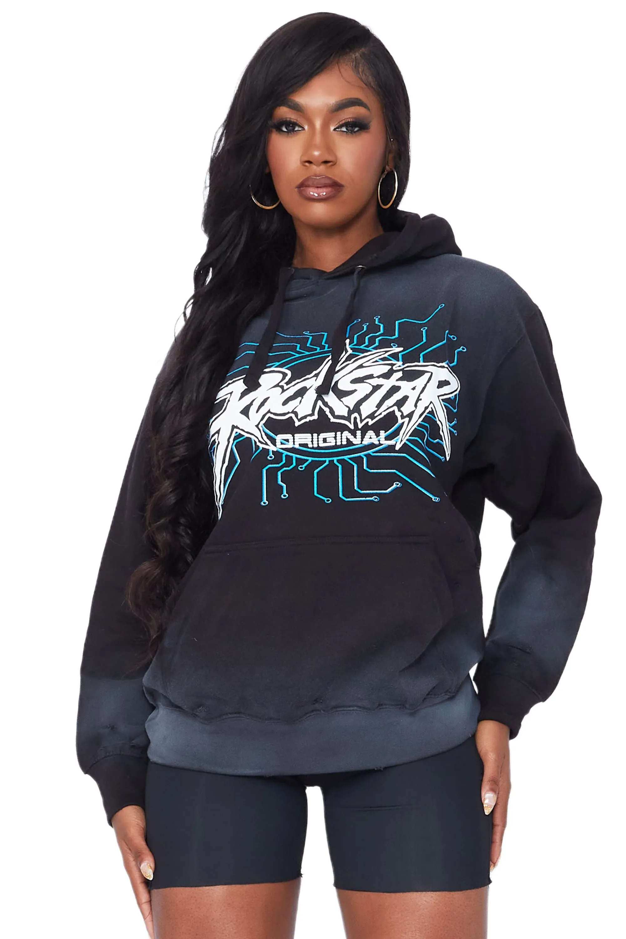 Future 2008 Black Oversized Hoodie sold by Rockstar Original