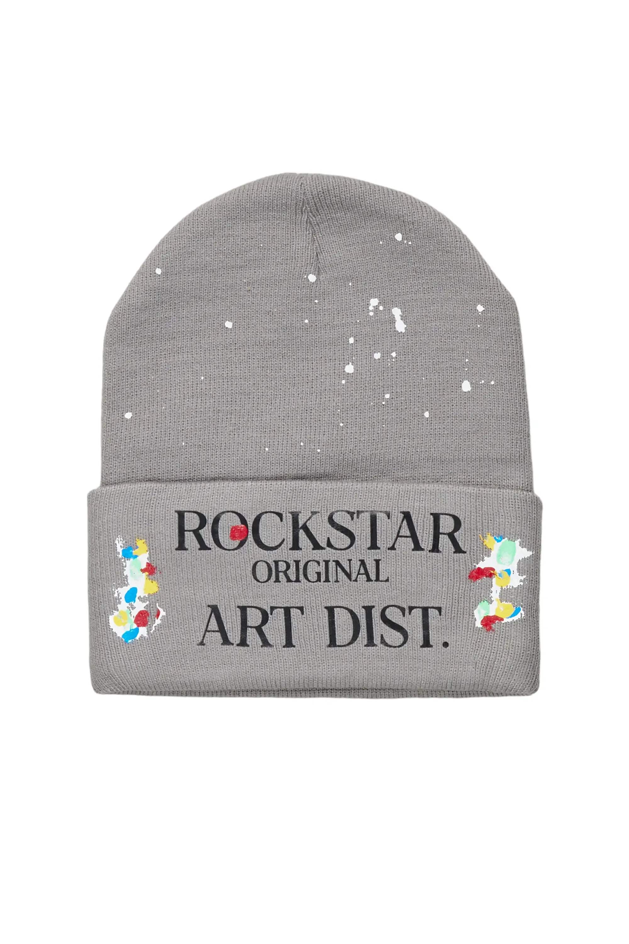 Axelly Grey Graphic Beanie sold by Rockstar Original