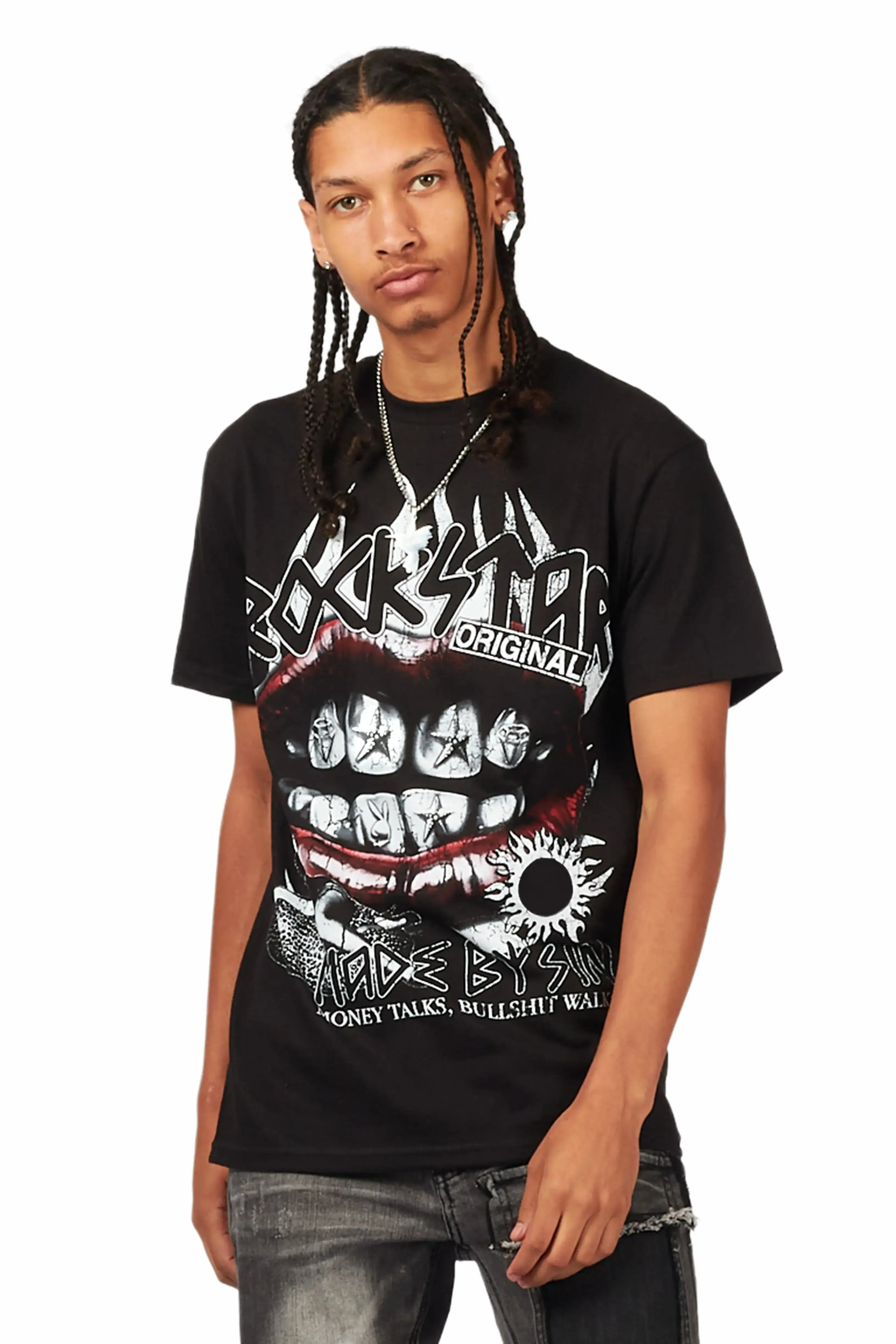 Niecy Black Graphic T-Shirt sold by Rockstar Original product image thumbnail 2