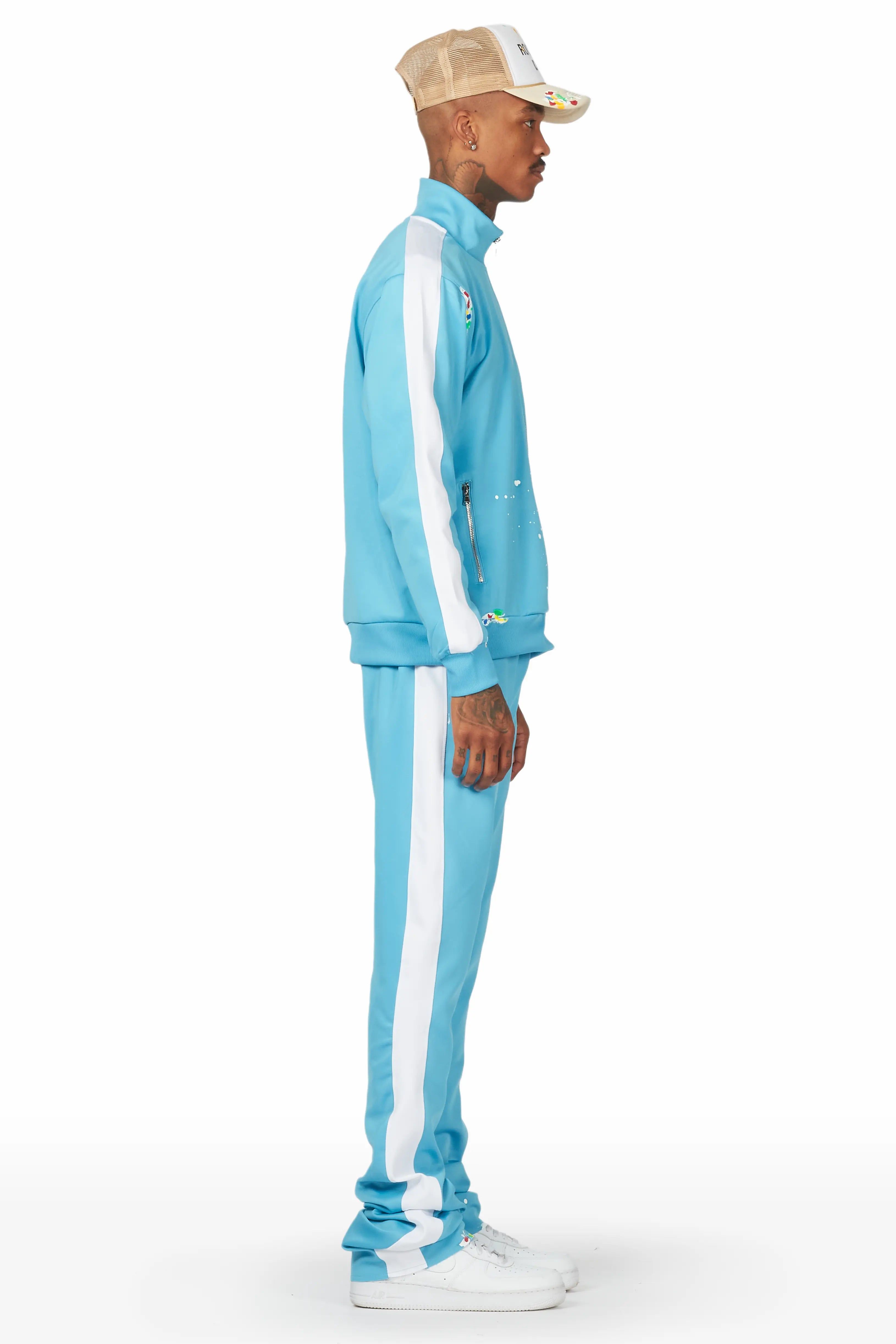 Rockstar Art Dist. Baby Blue Tricot Super Stacked Flare Track Set sold by Rockstar Original product image thumbnail 3