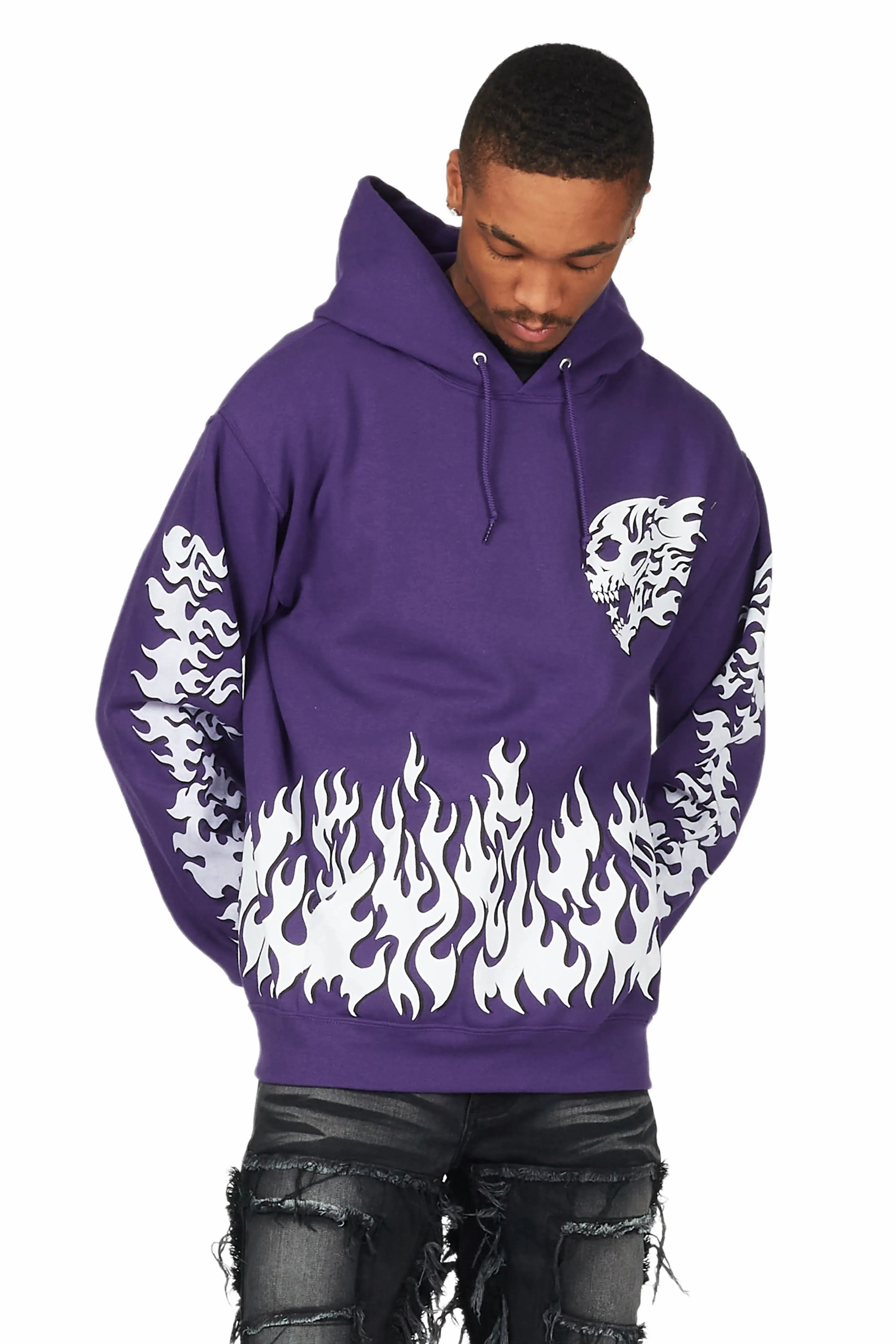 Steel Purple Graphic Hoodie sold by Rockstar Original product image thumbnail 5